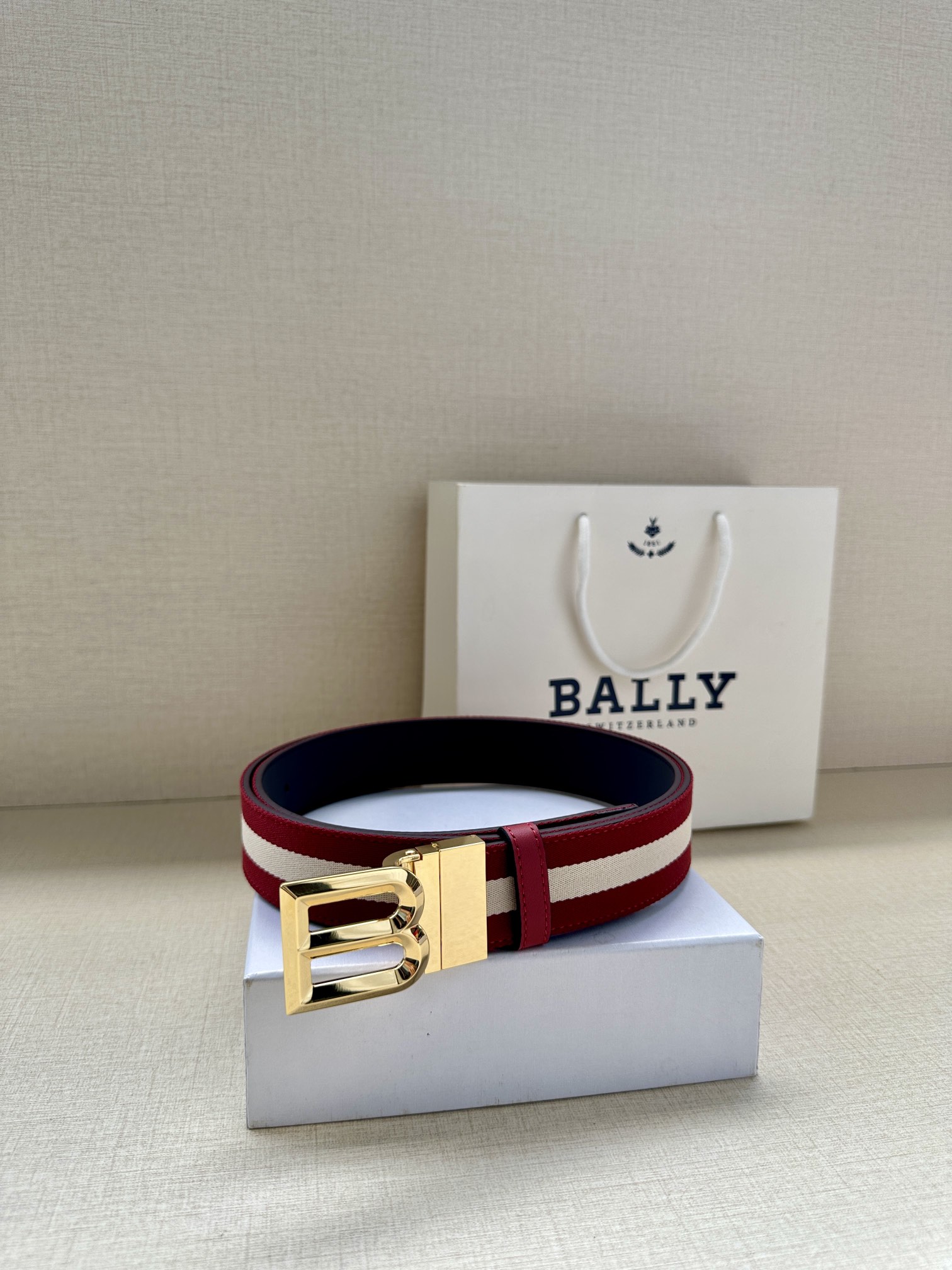 Bally Male Basic Belt Cow Leather M-l