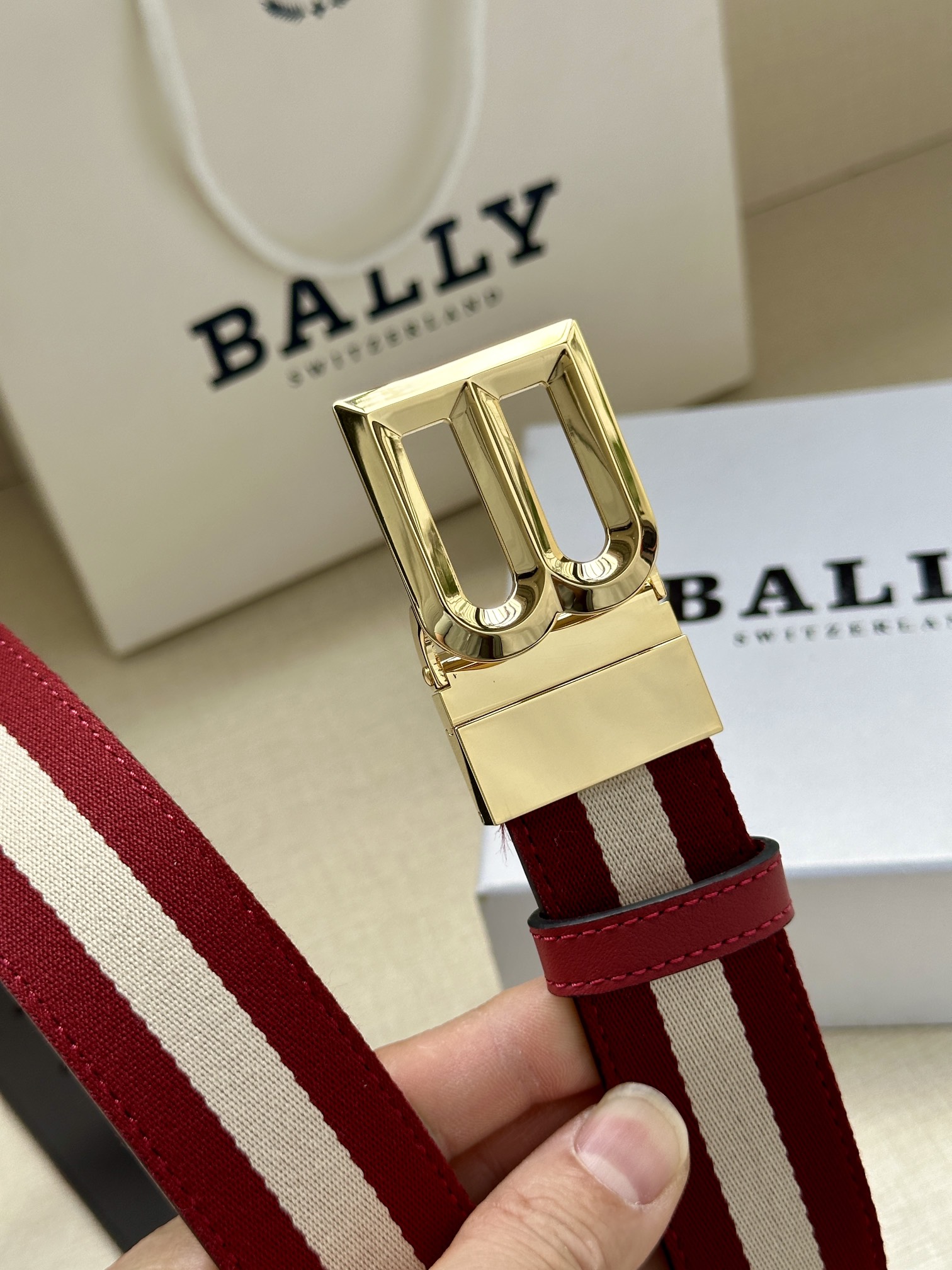 Bally Male Basic Belt Cow Leather M-l