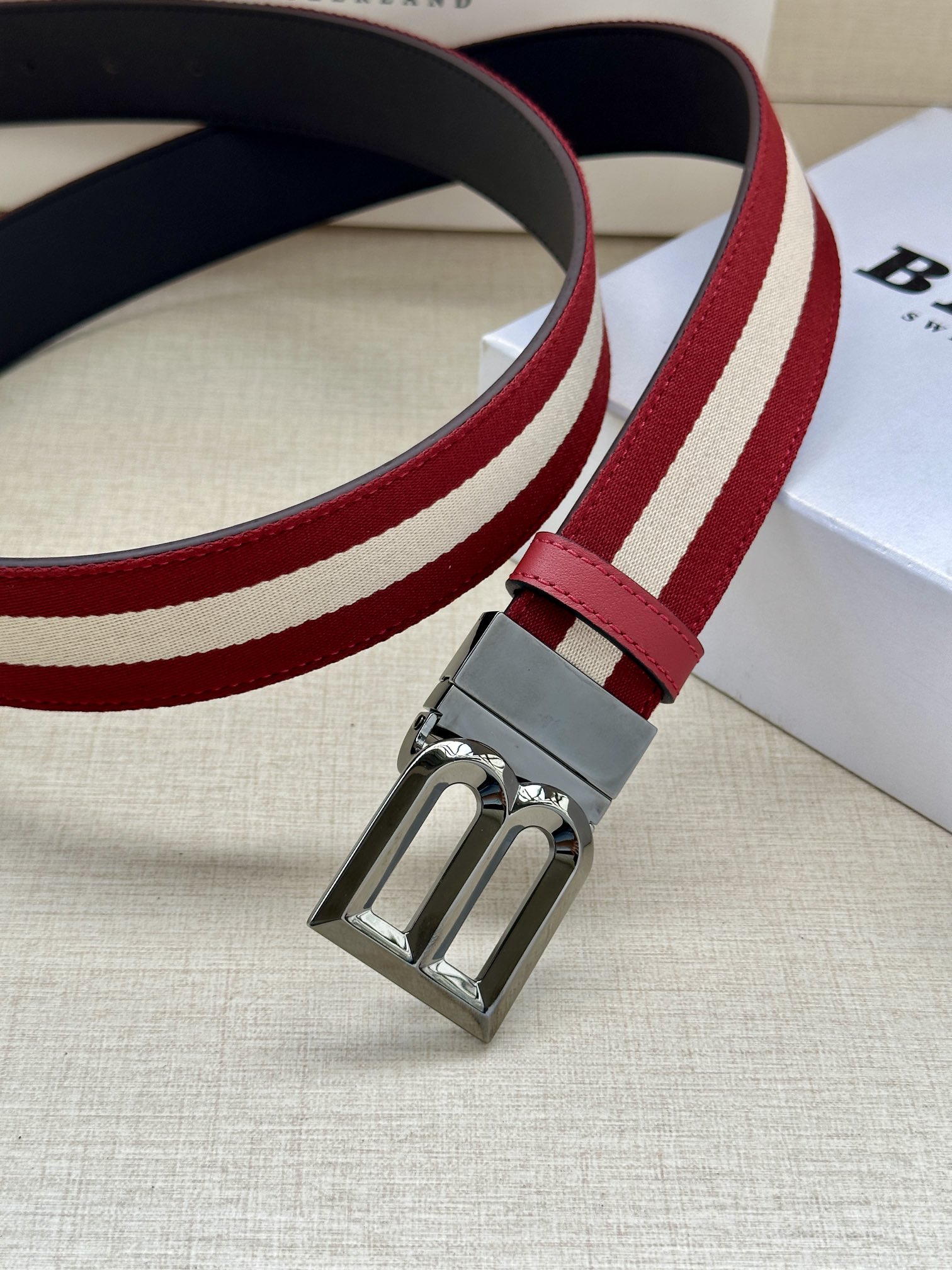 Bally Male Basic Belt Cow Leather M-l