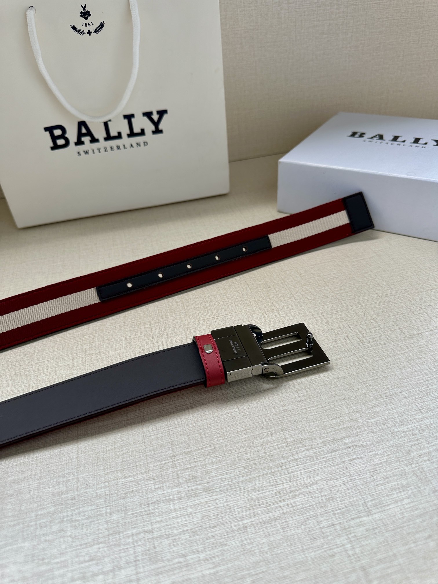 Bally Male Basic Belt Cow Leather M-l
