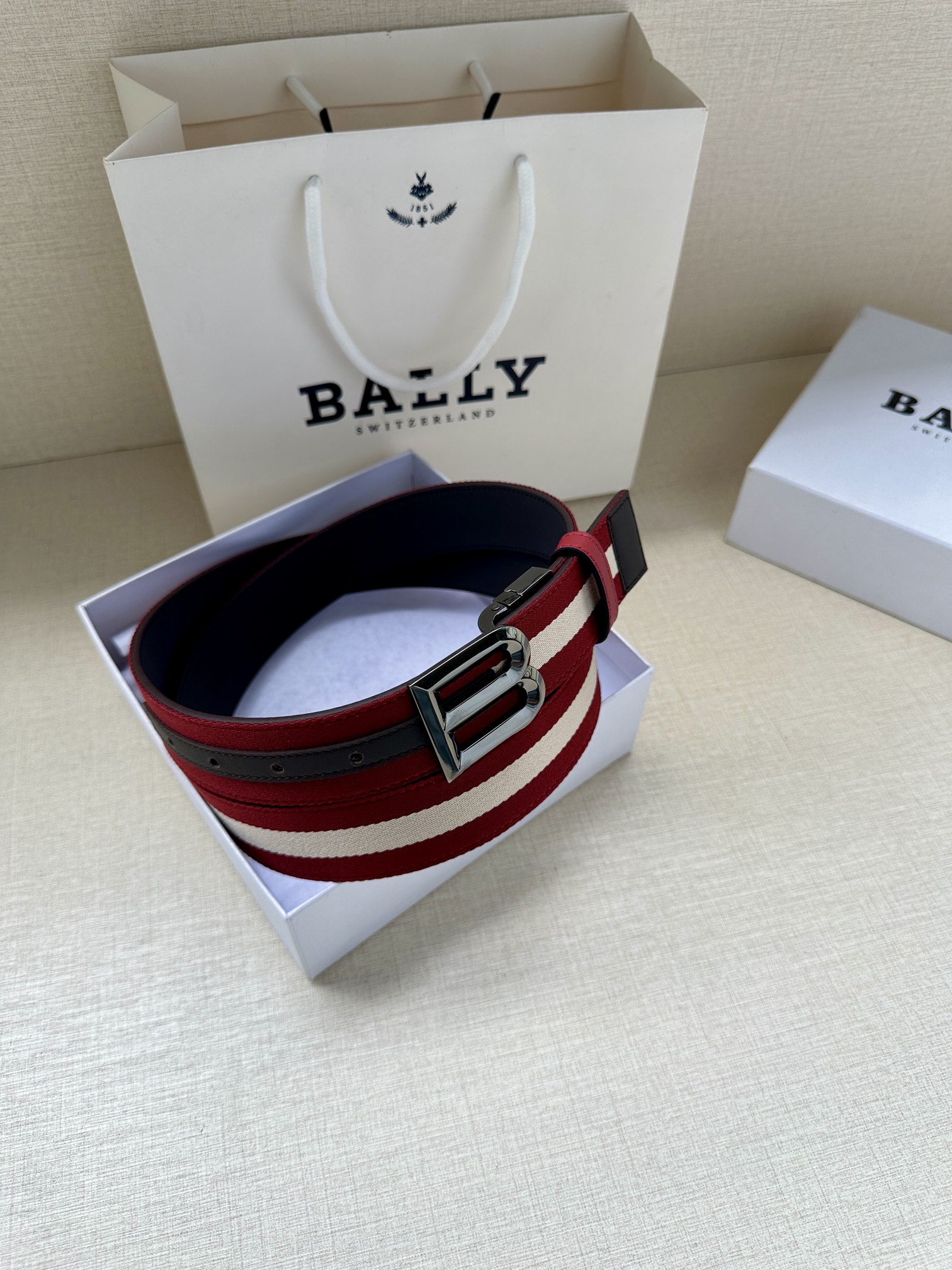 Bally Male Basic Belt Cow Leather M-l
