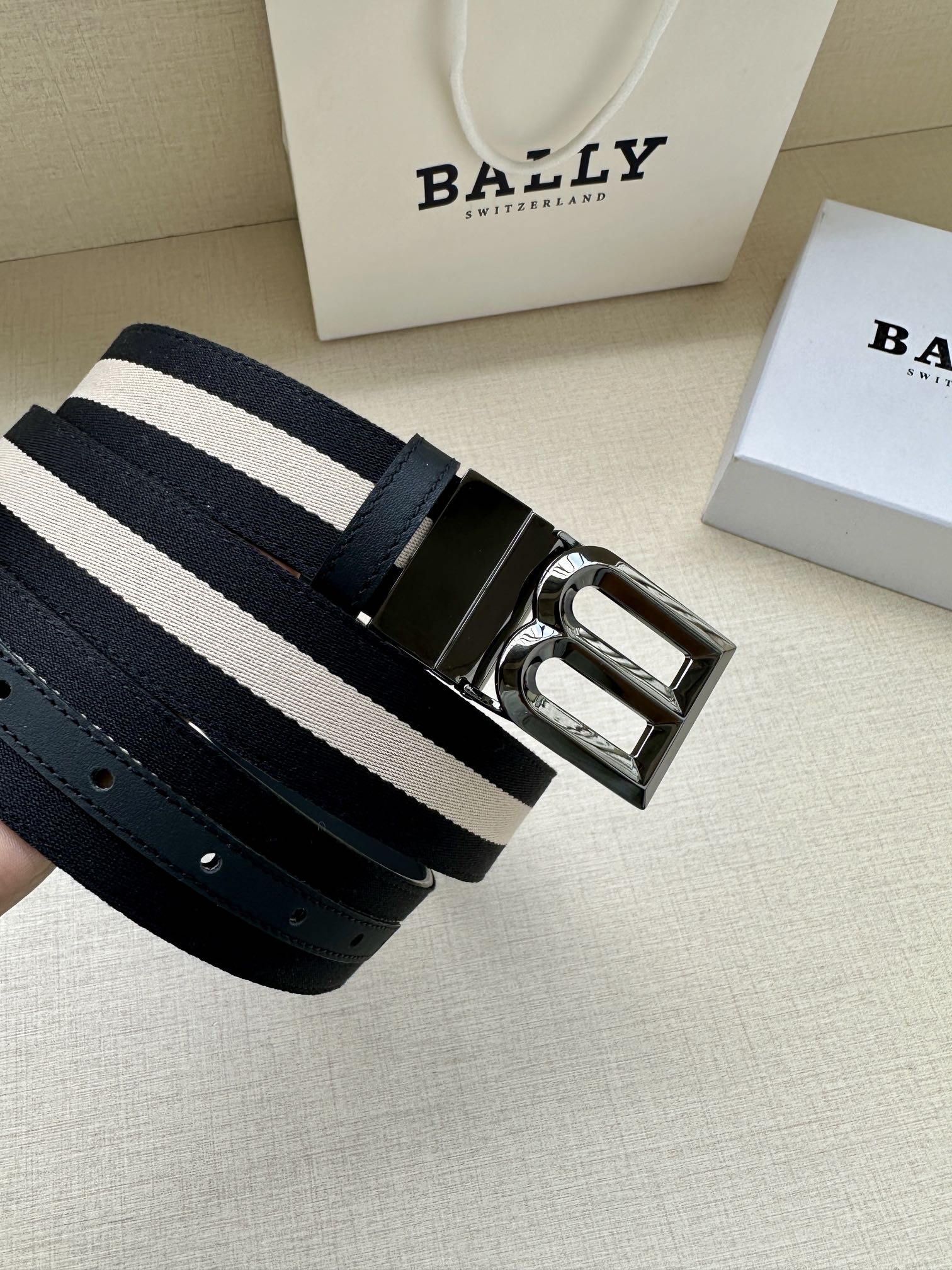 Bally Male Basic Belt Cow Leather M-l