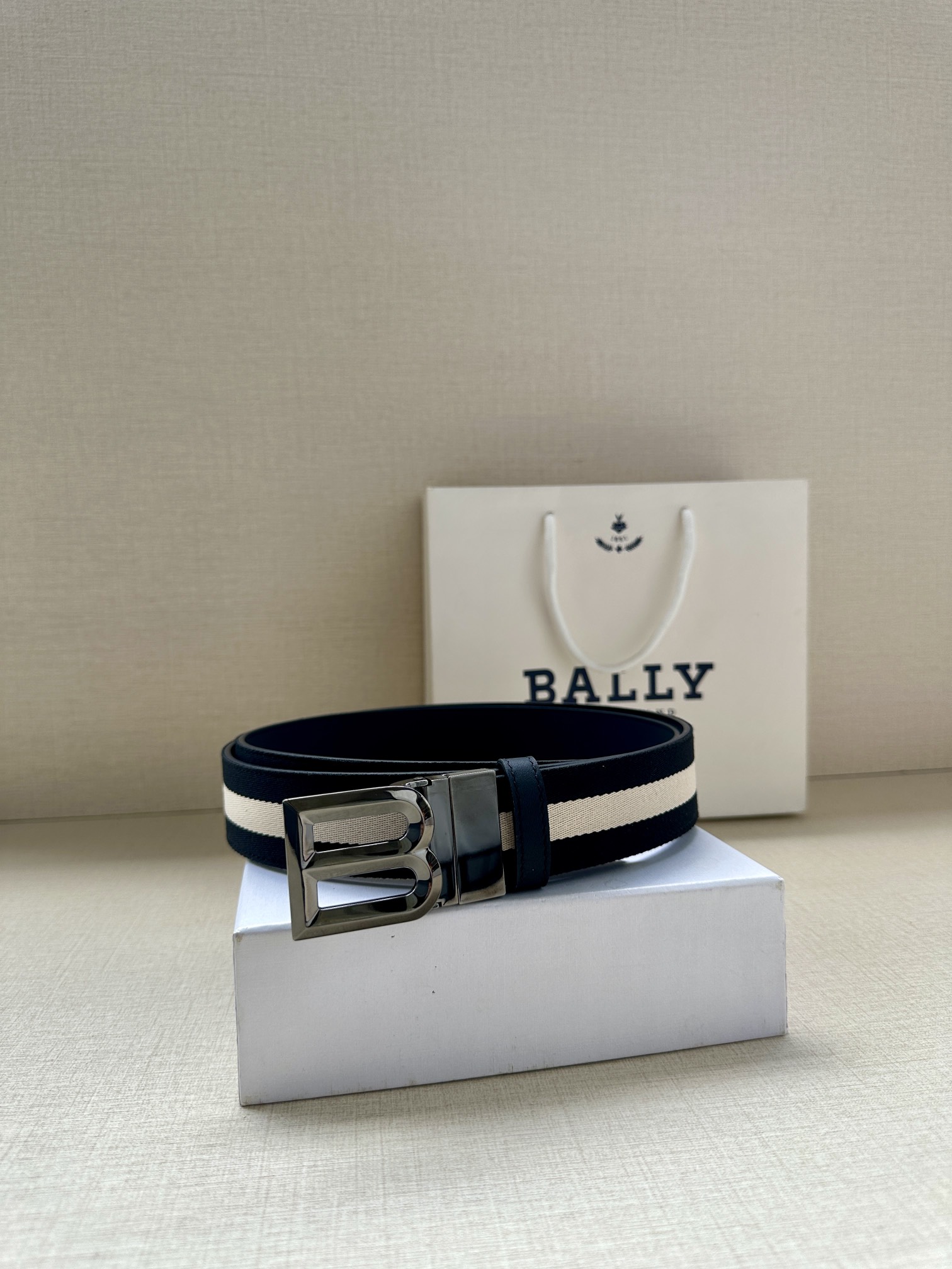Bally Male Basic Belt Cow Leather M-l