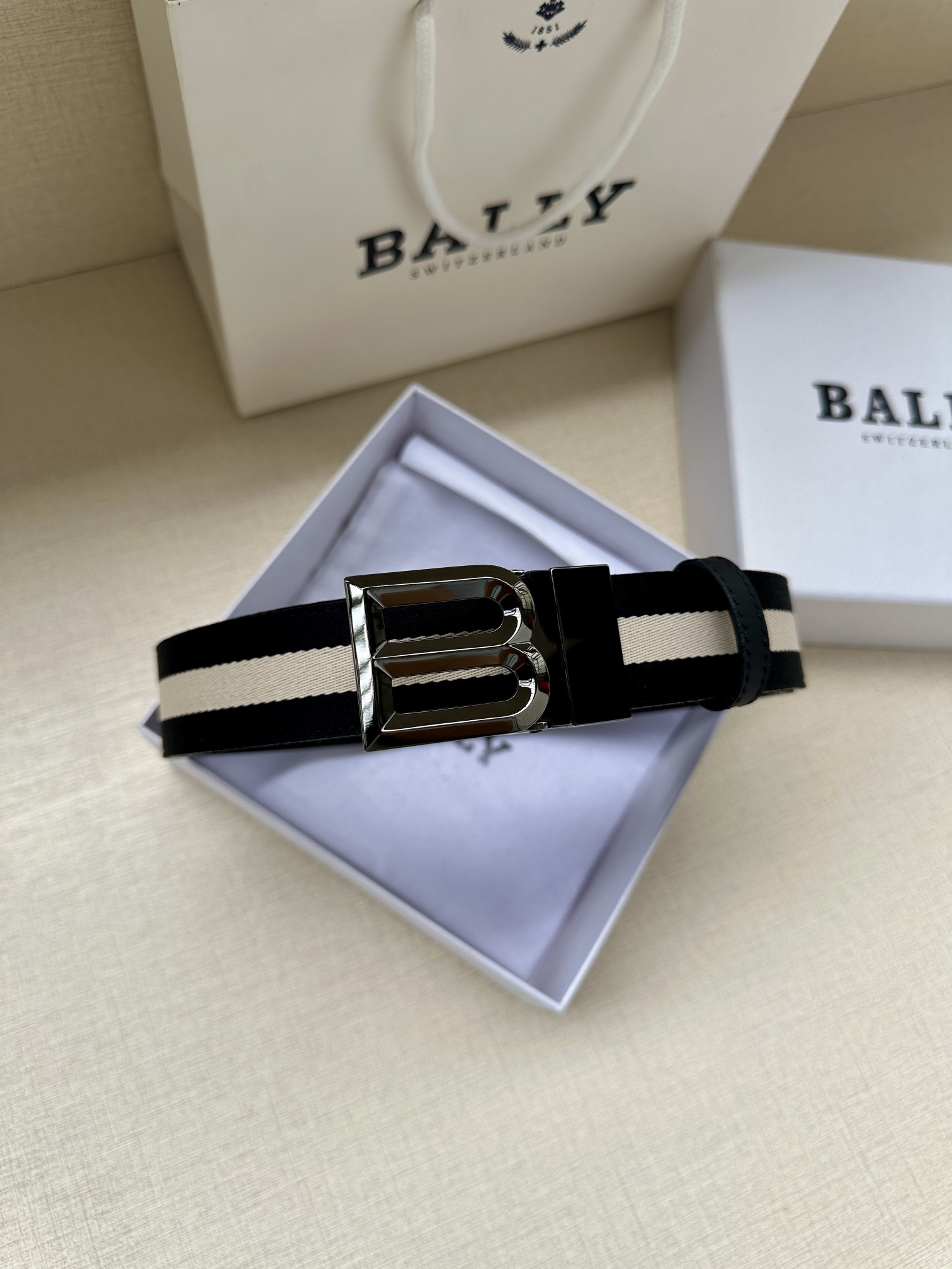 Bally Male Basic Belt Cow Leather M-l