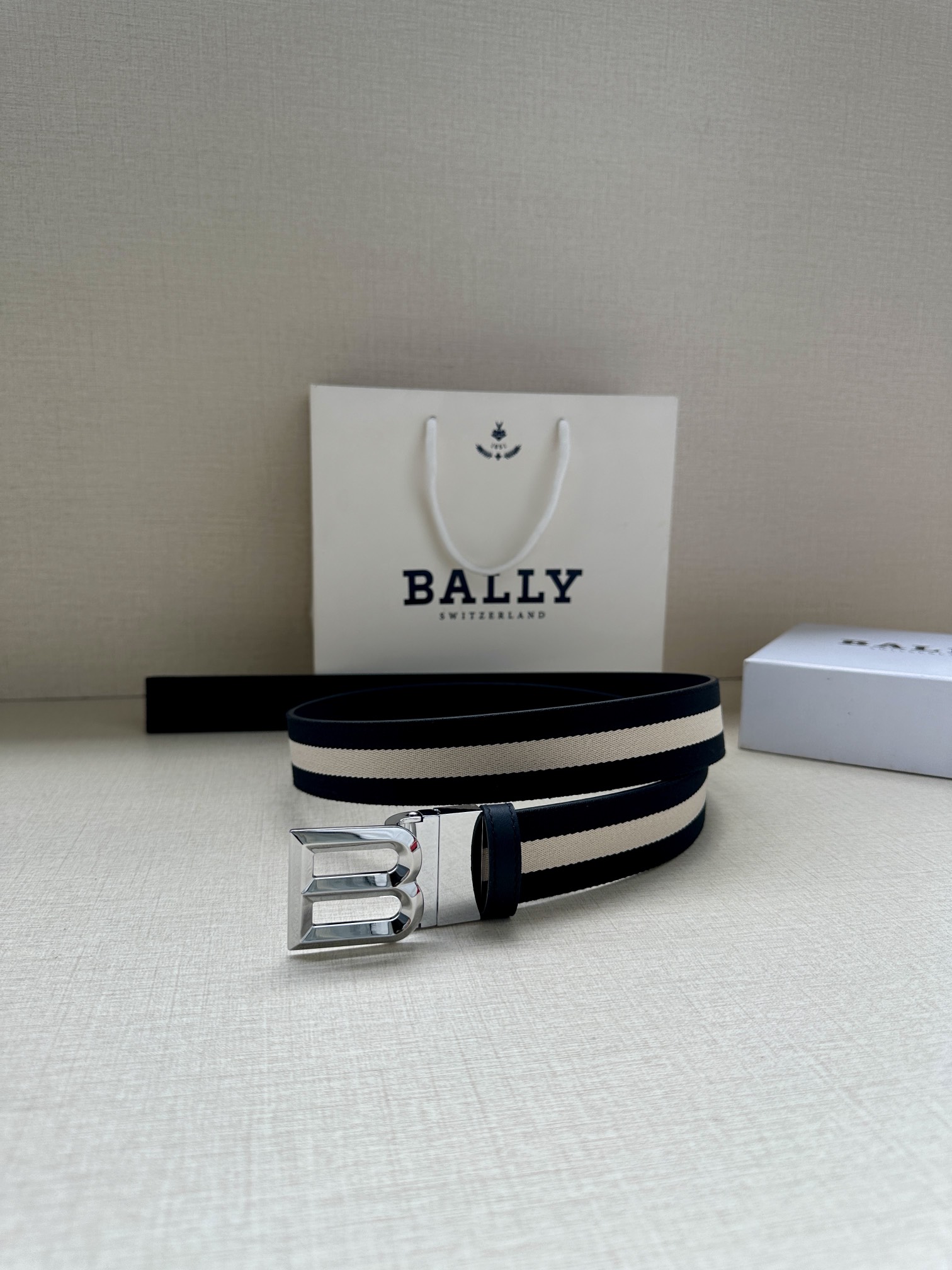 Bally Male Basic Belt Cow Leather M-l