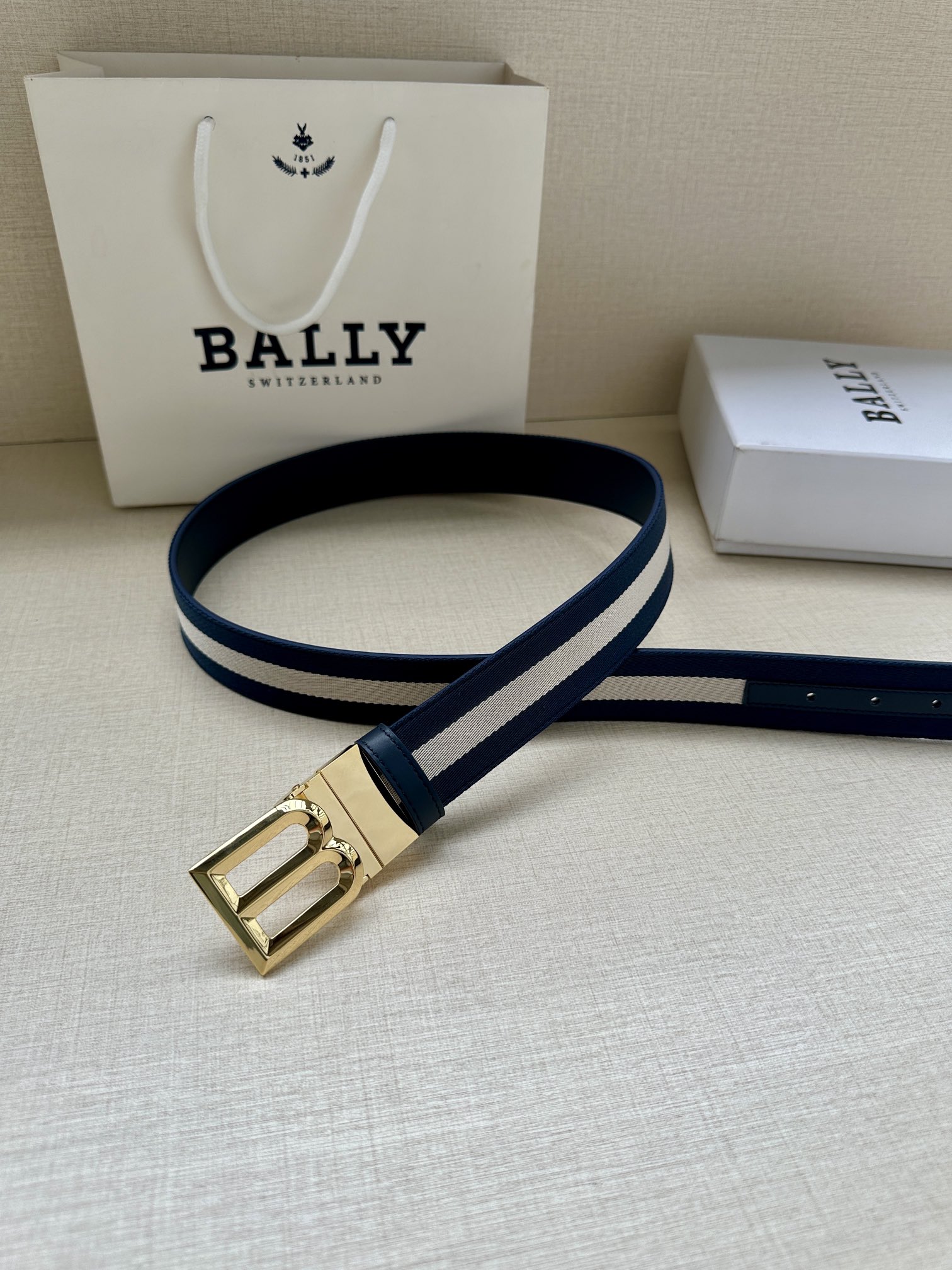 Bally Male Basic Belt Cow Leather M-l