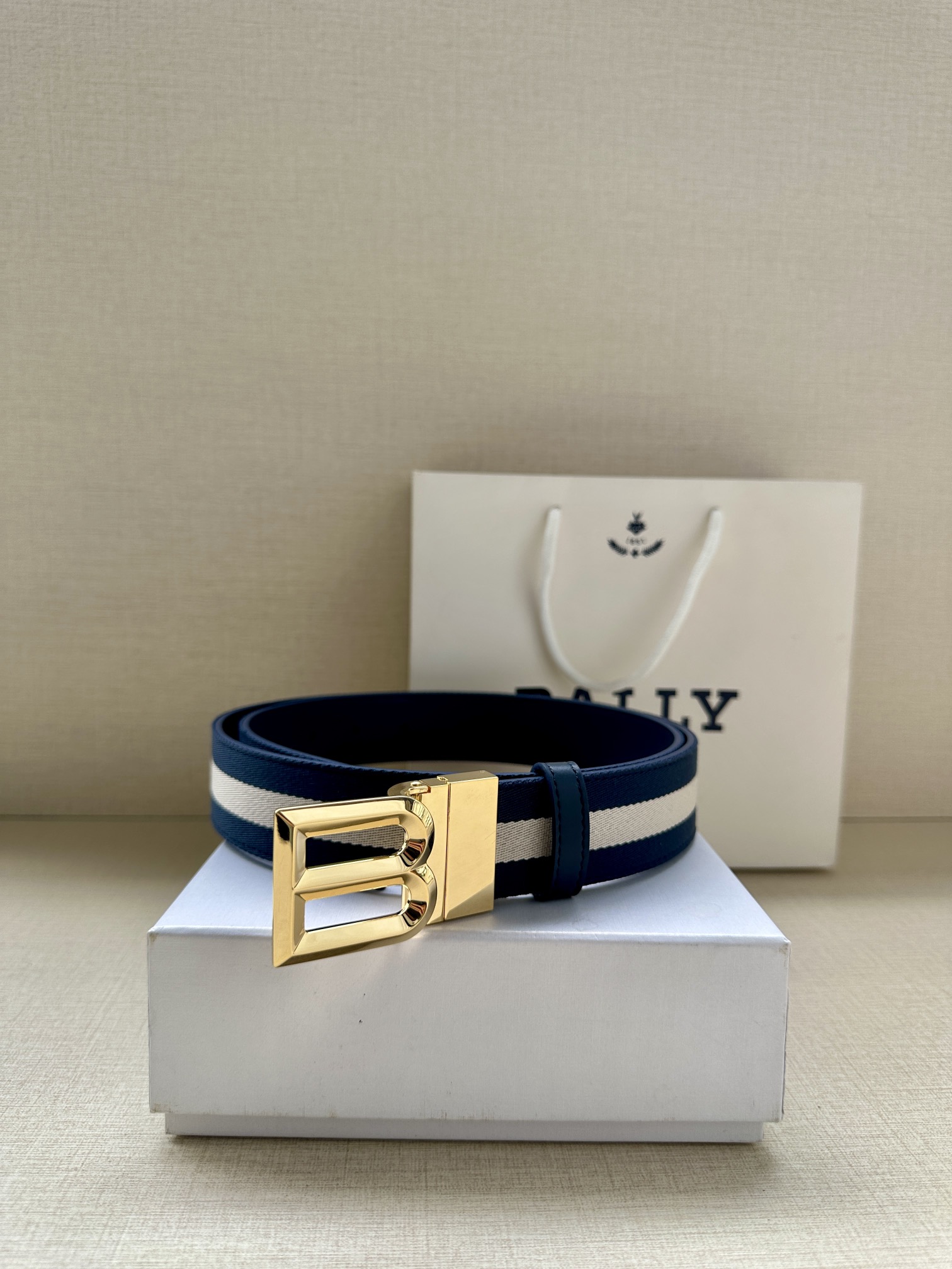 Bally Male Basic Belt Cow Leather M-l