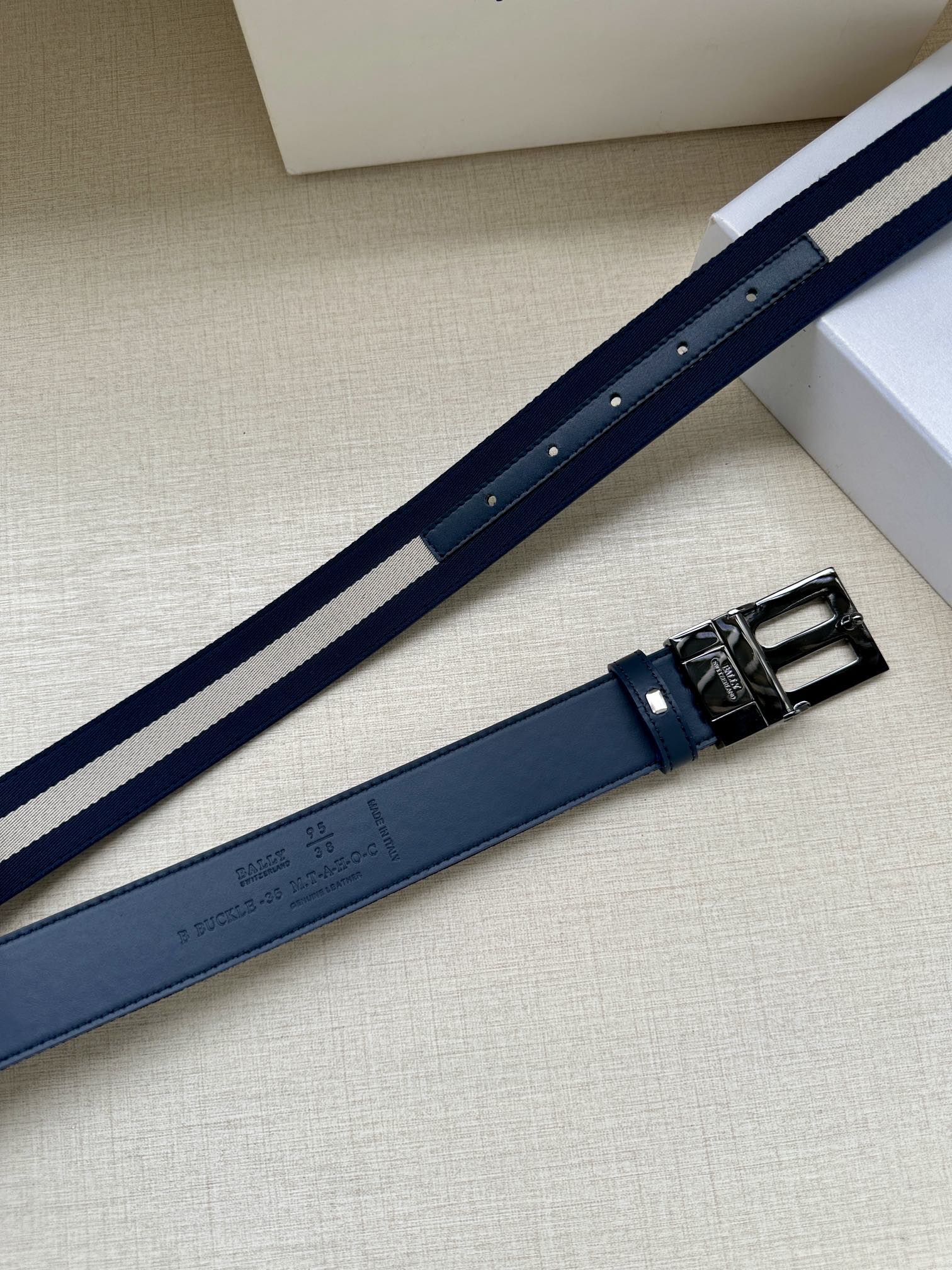 Bally Male Basic Belt Cow Leather M-l