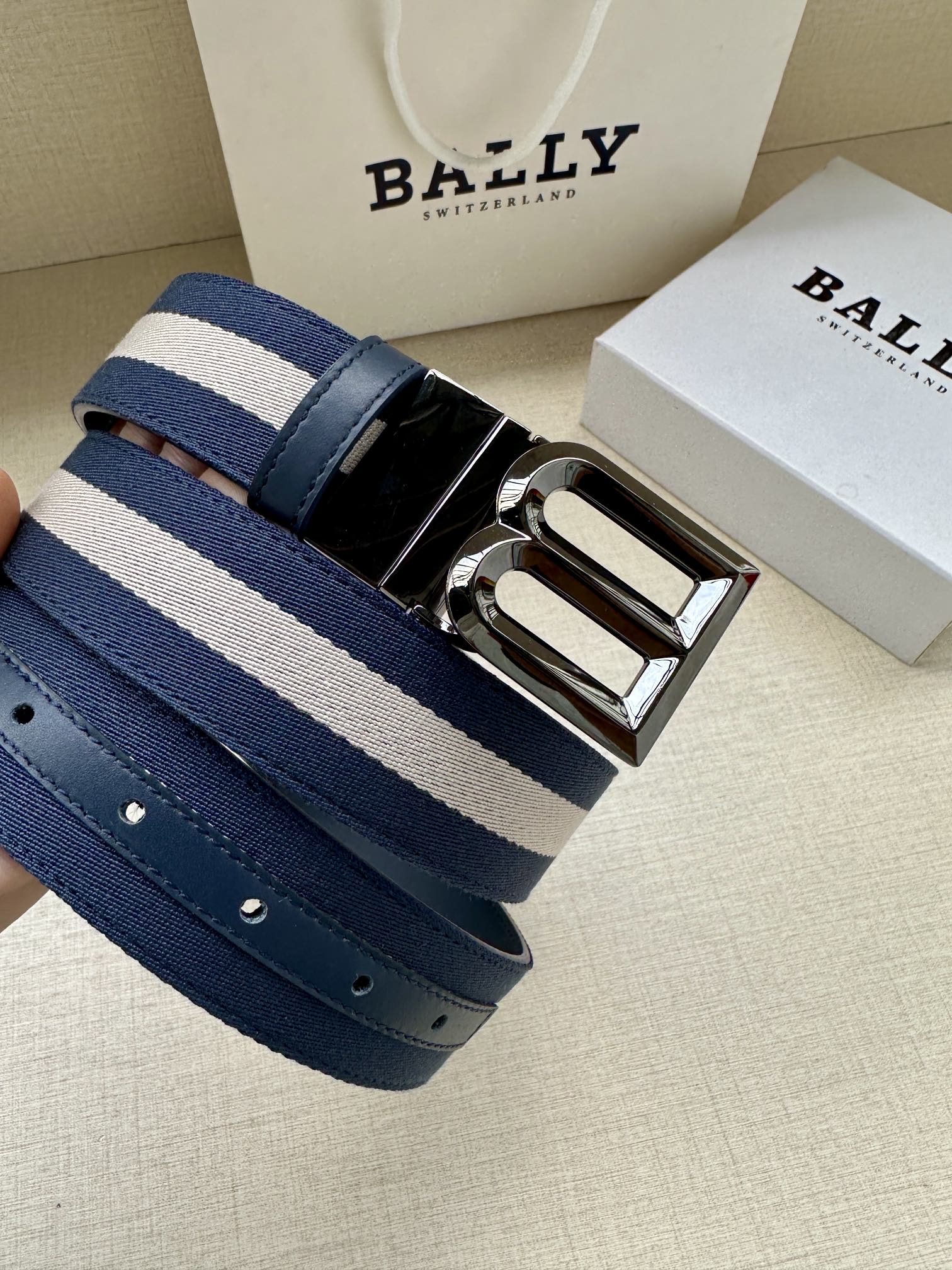 Bally Male Basic Belt Cow Leather M-l