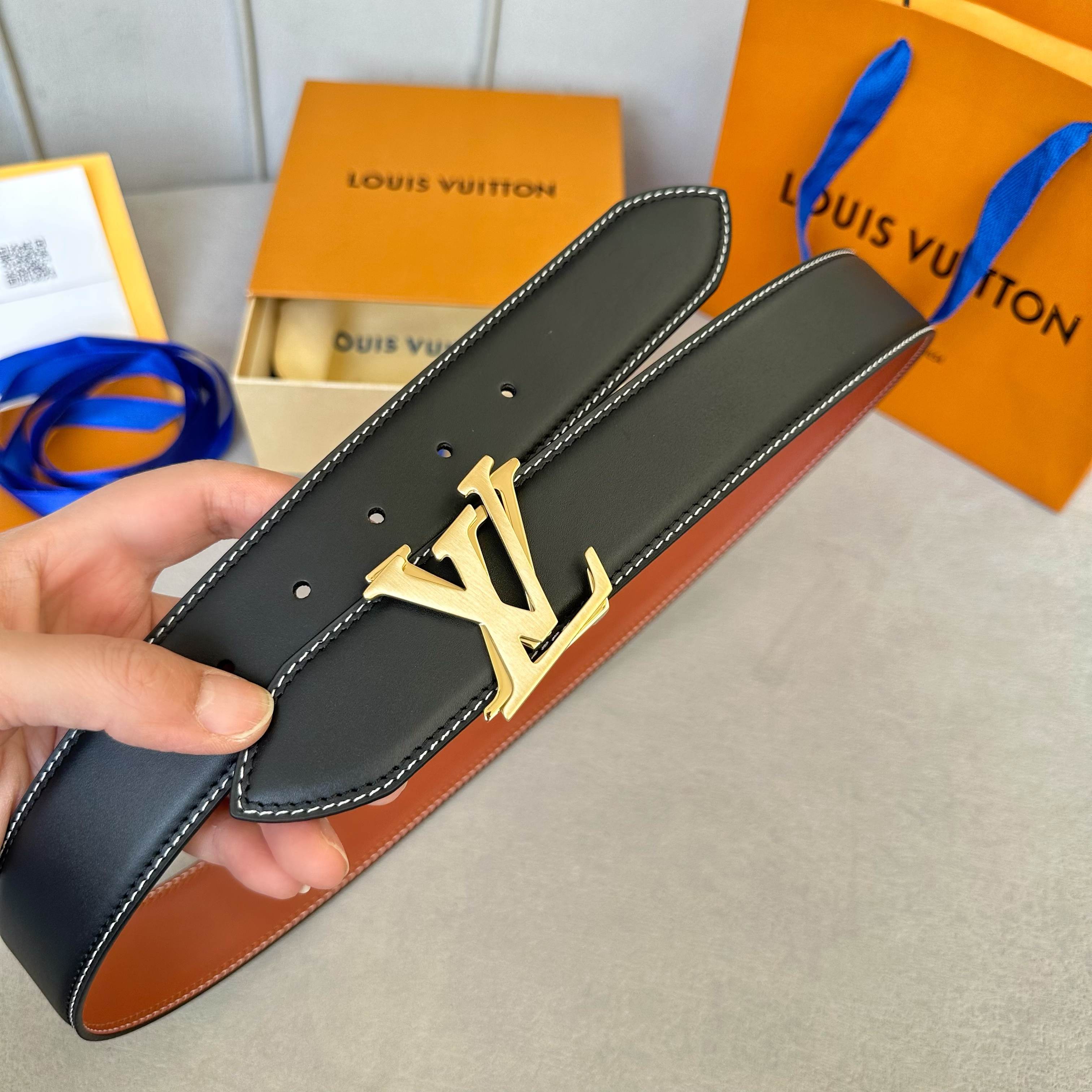 Louis Vuitton Male Basic Belt Cow Leather S-l