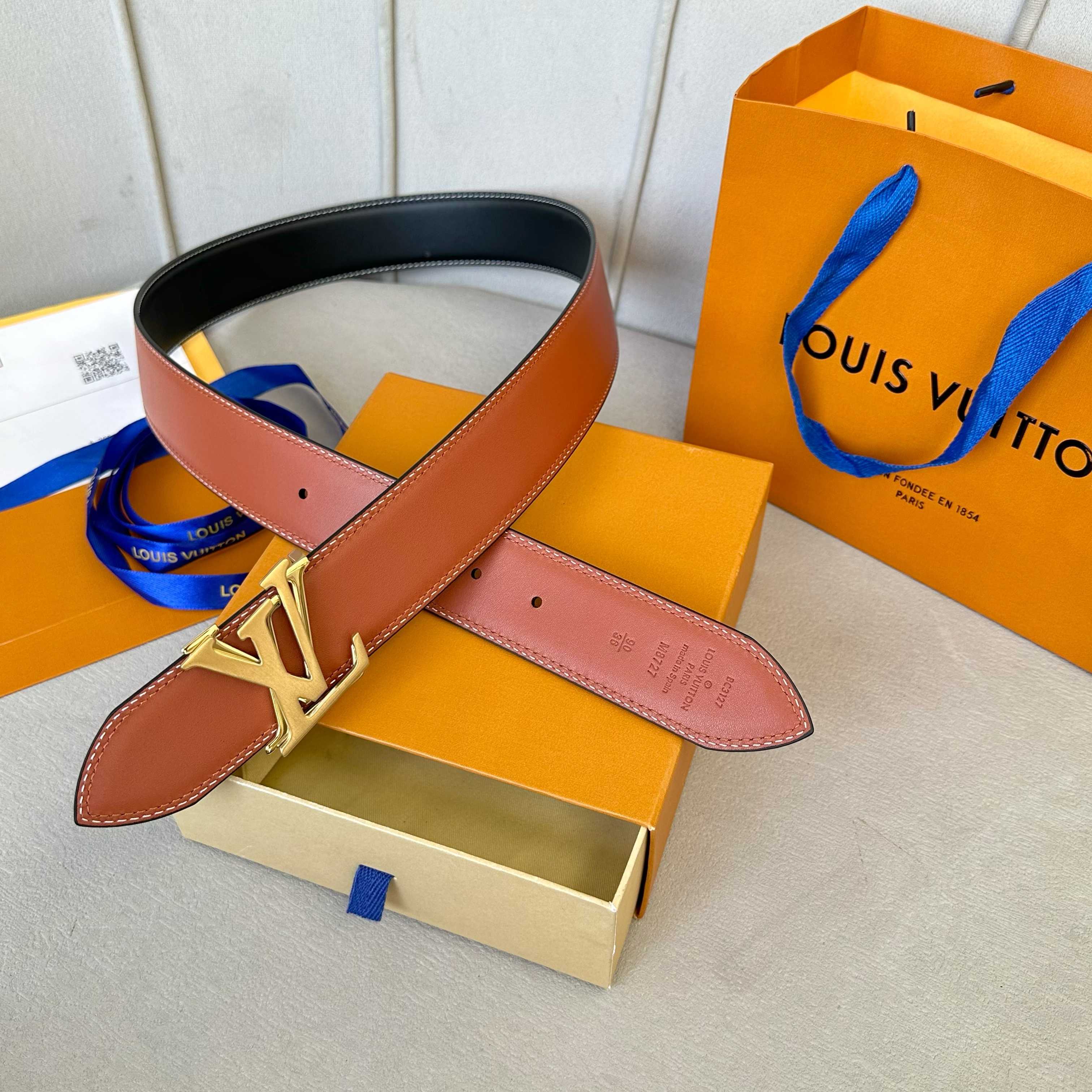 Louis Vuitton Male Basic Belt Cow Leather S-l