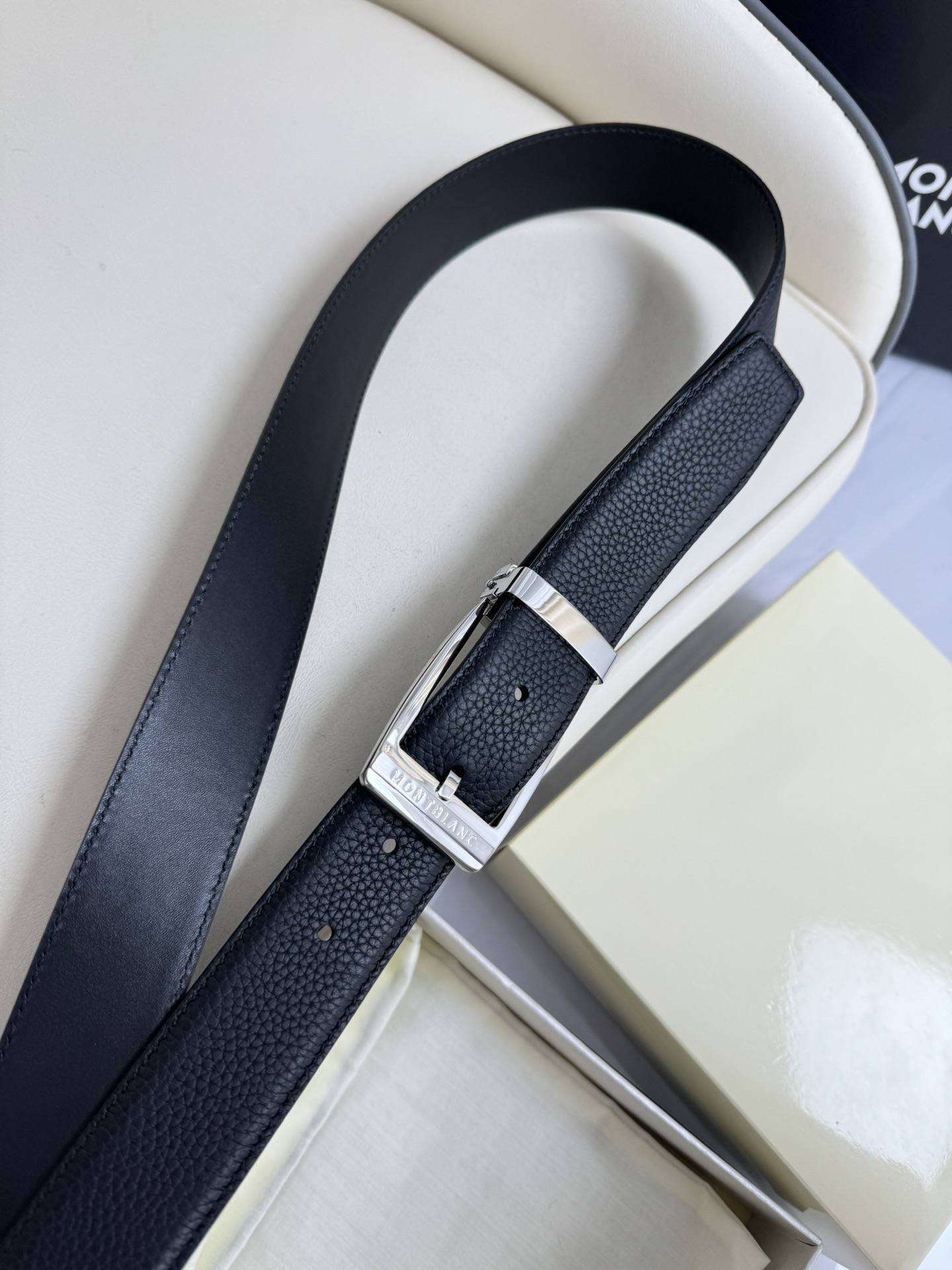 Montblanc Basic Belt Top Grain Leather M-l