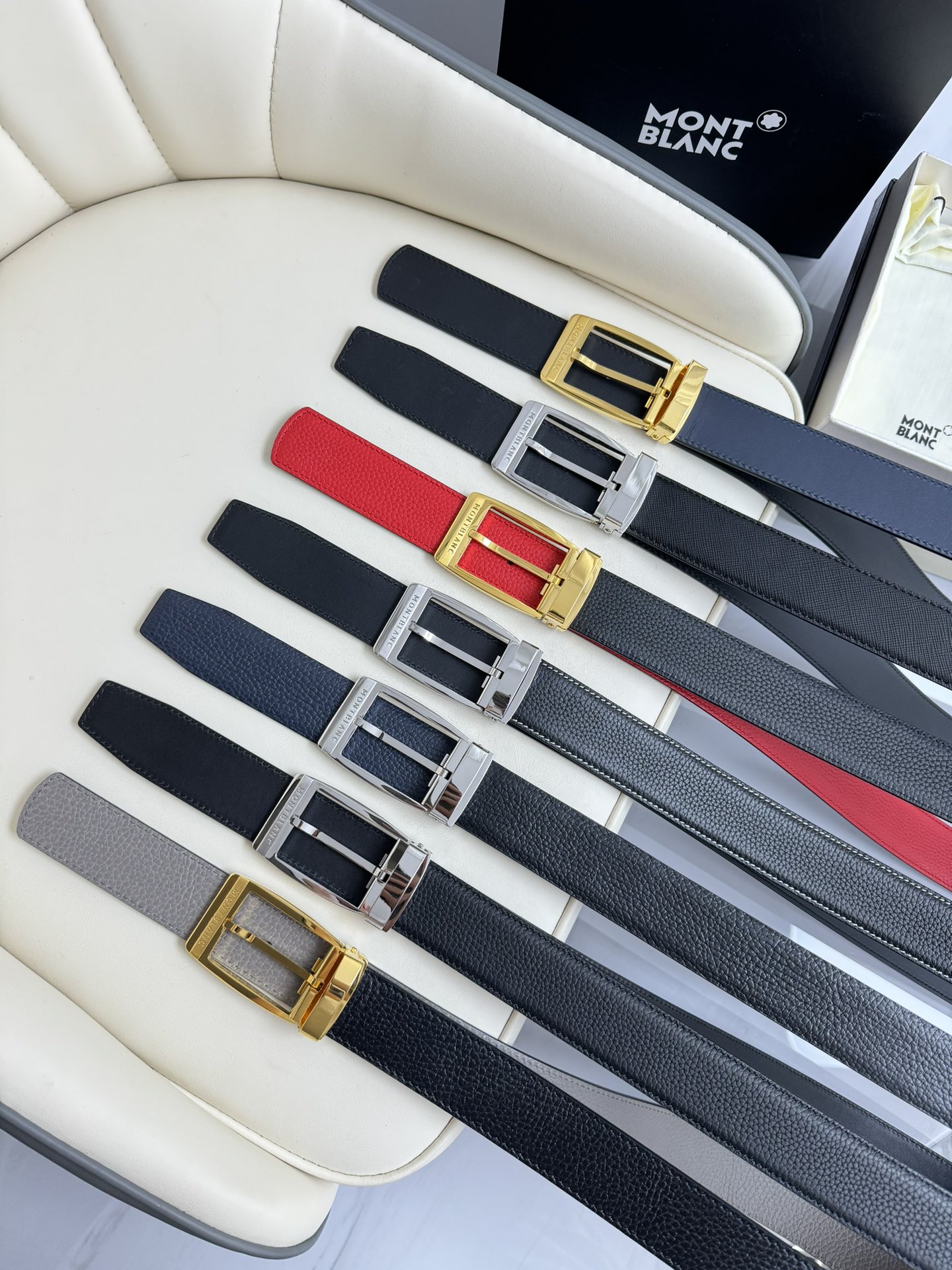 Montblanc Basic Belt Top Grain Leather M-l