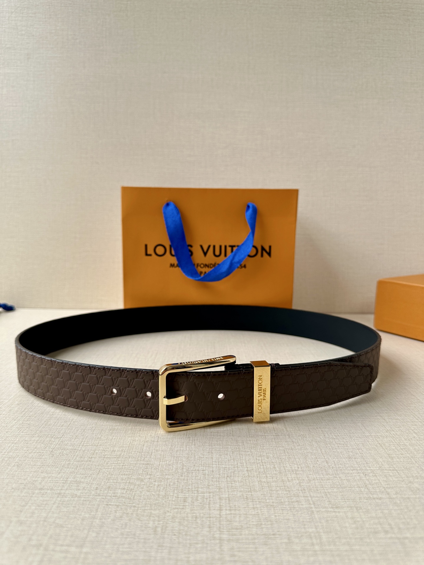 Leather Belt Silver S