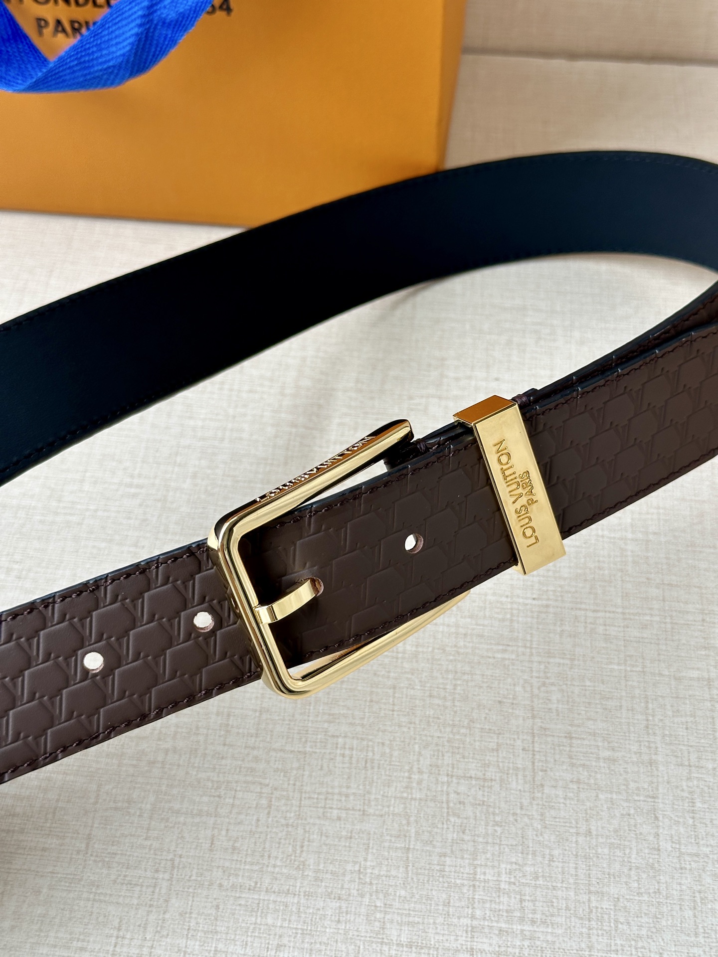Leather Belt Silver S