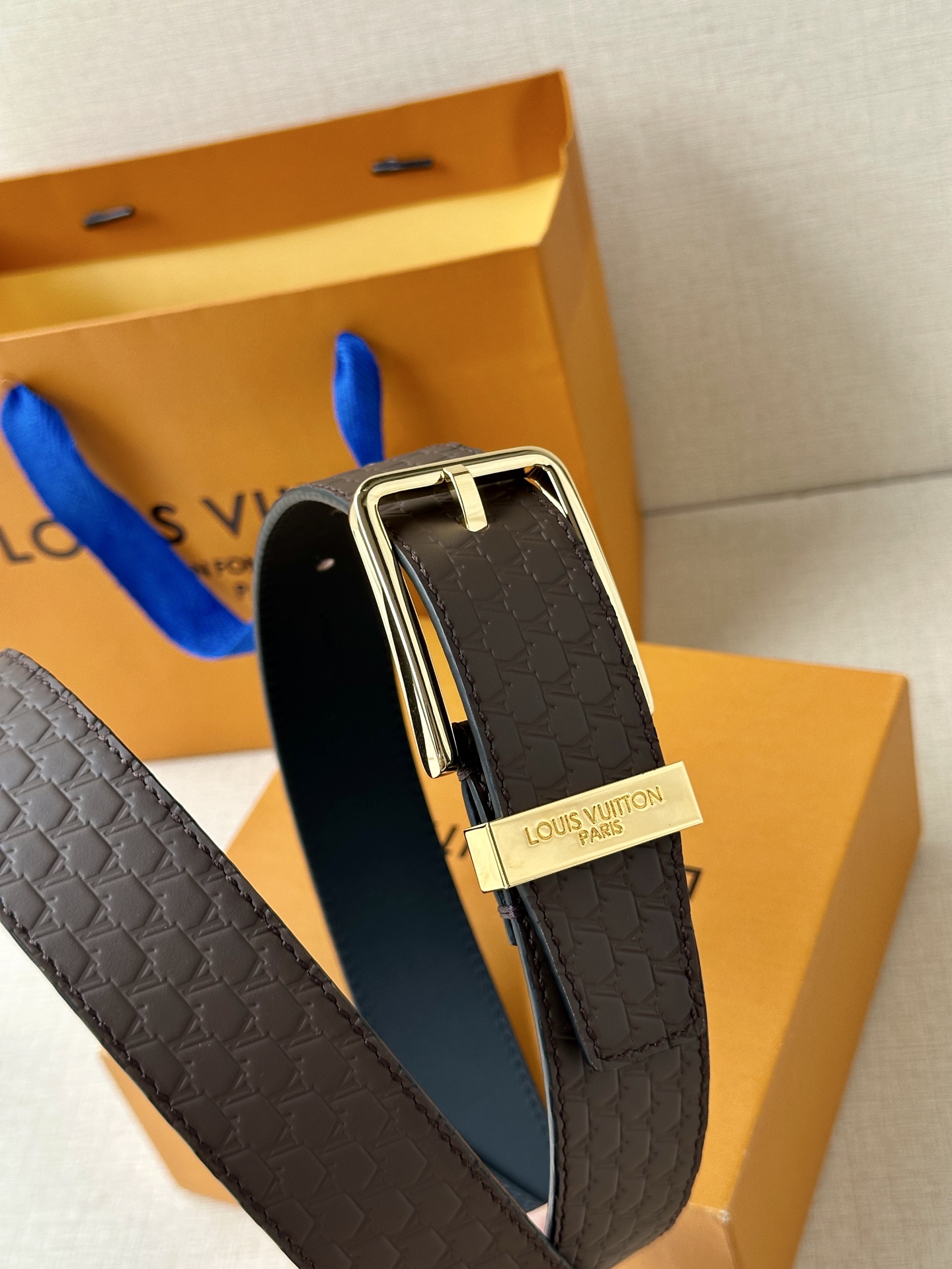 Leather Belt Silver S