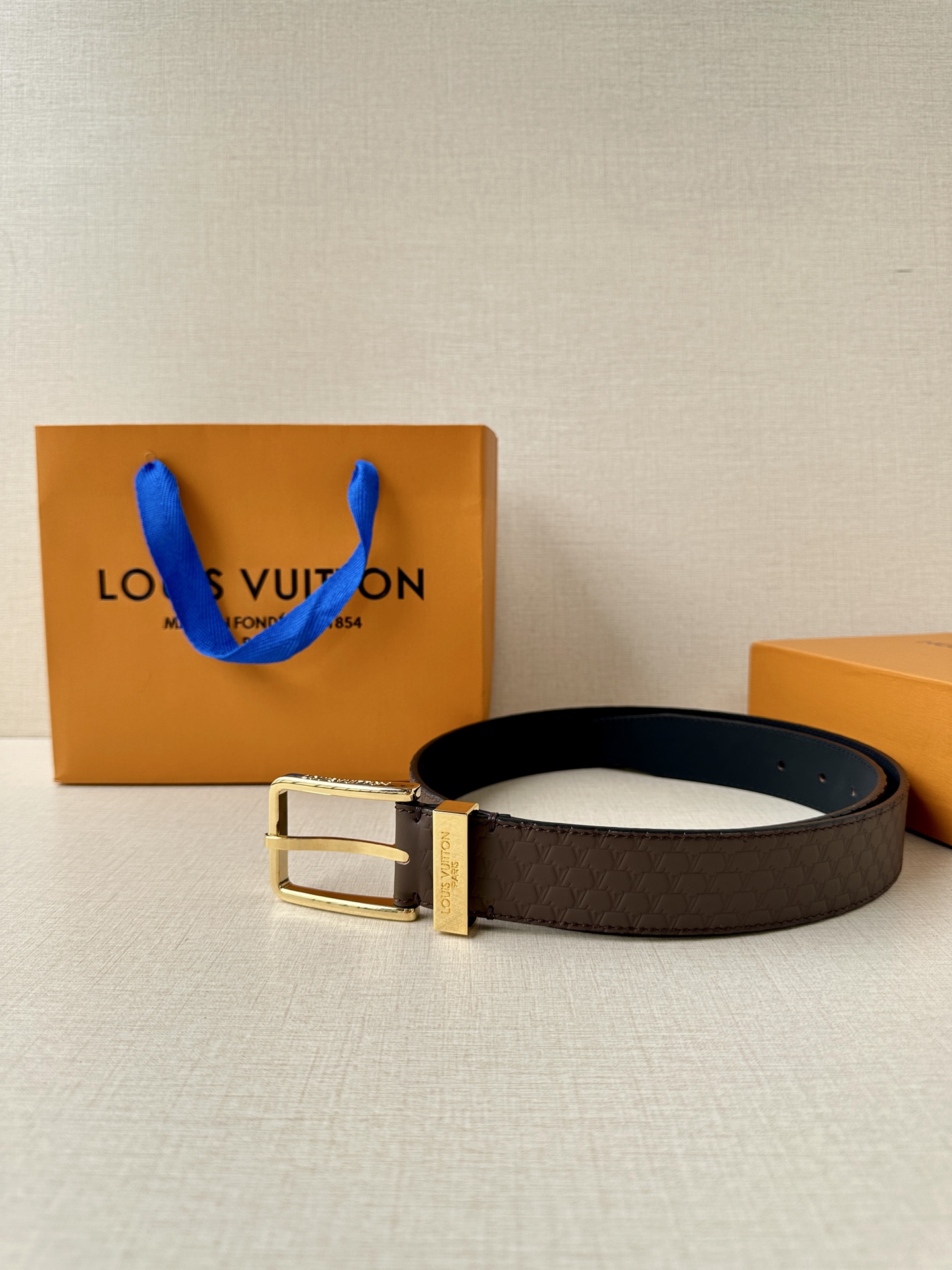 Leather Belt Silver S