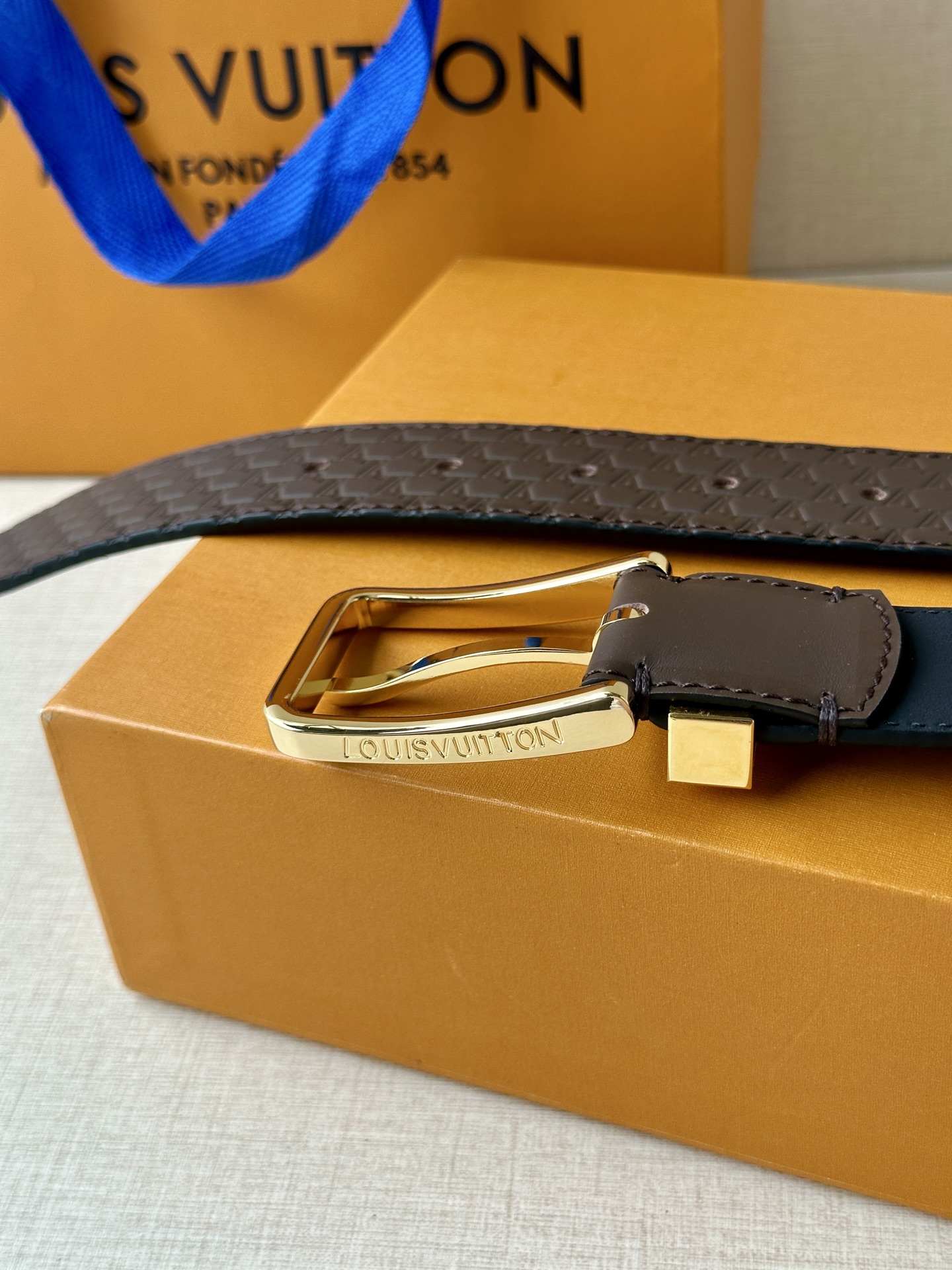 Leather Belt Silver S