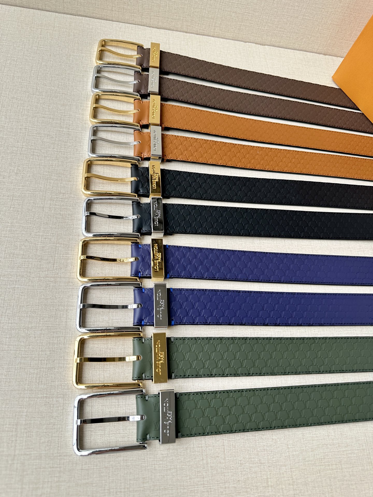 Leather Belt Silver S