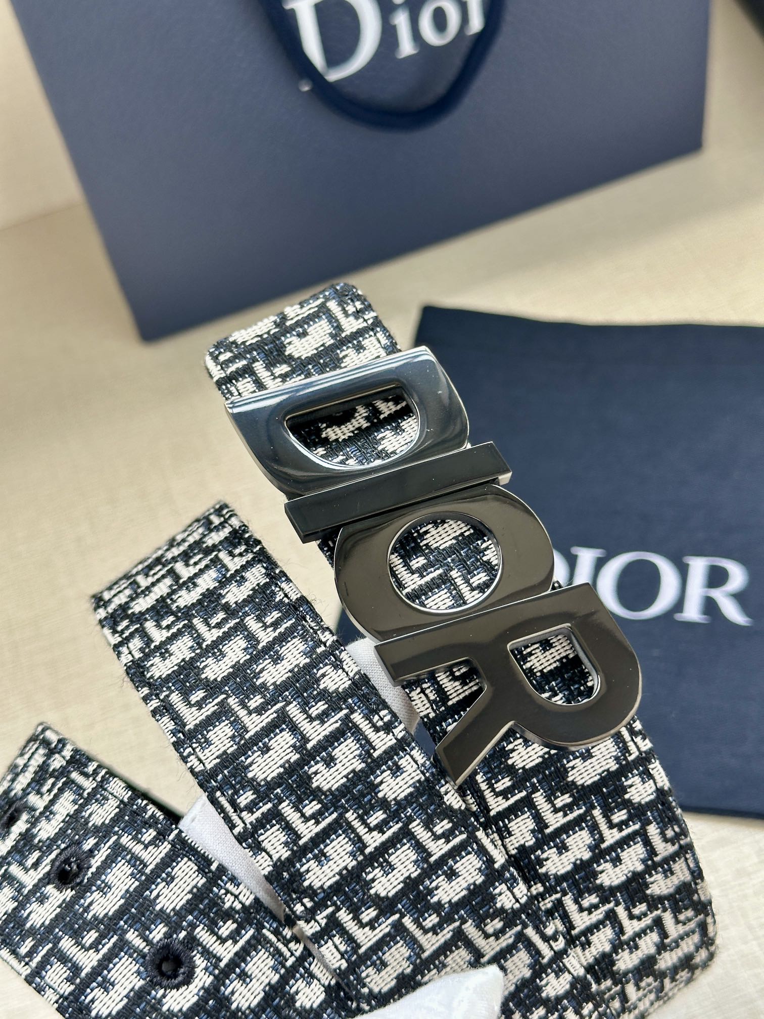 Basic Belt Cow Leather Gray M-l