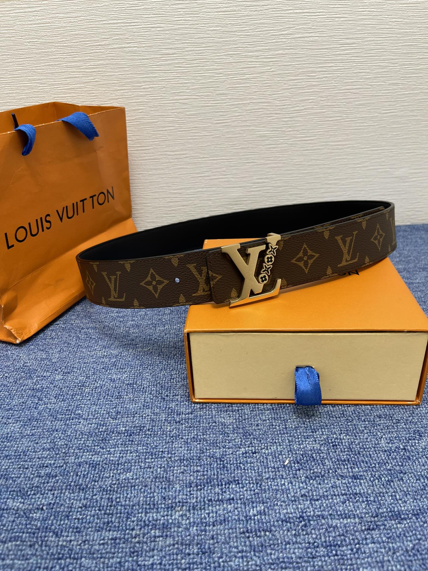 Louis Vuitton Basic Belt Cow Leather M-l