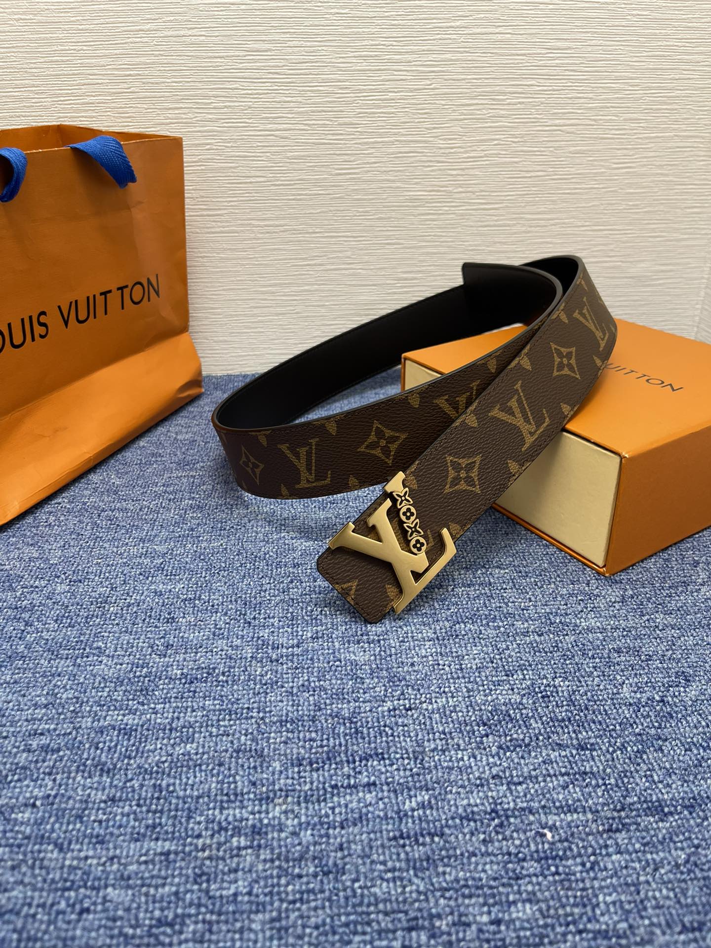 Louis Vuitton Basic Belt Cow Leather M-l