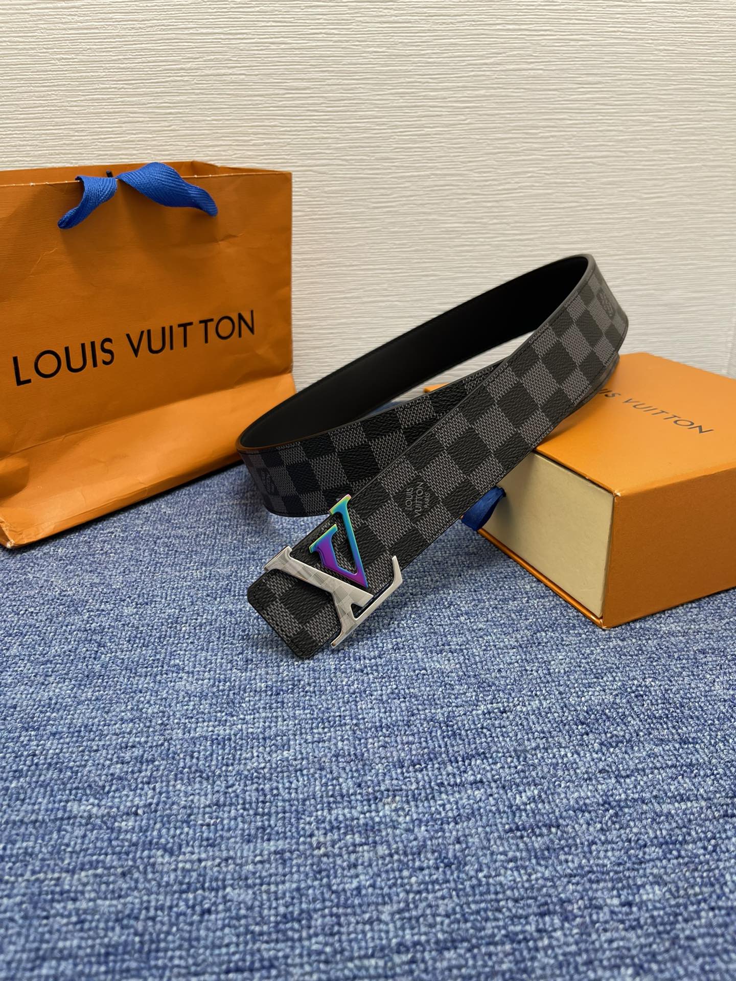 Louis Vuitton Basic Belt Cow Leather M-l