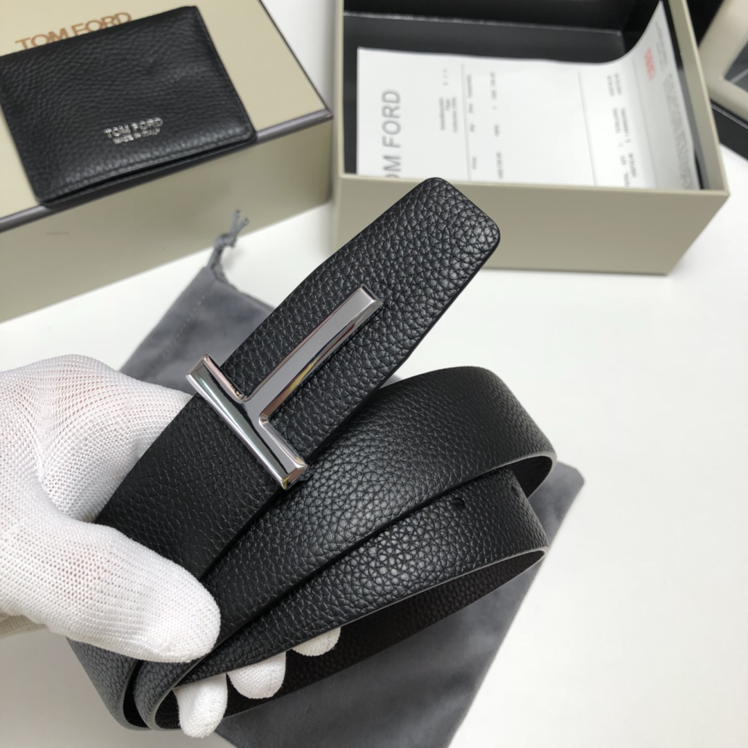 Tom Ford Leather Belt Cow Leather