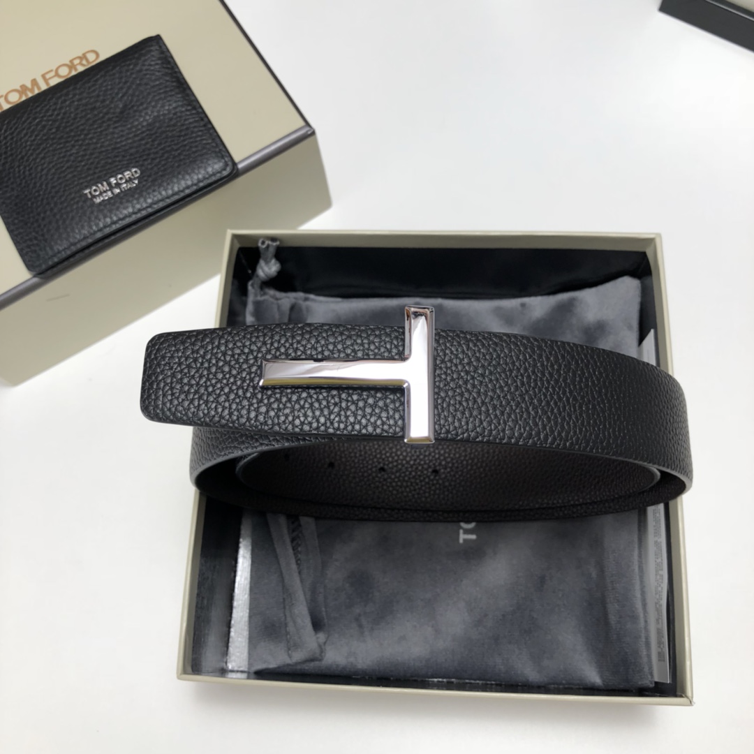 Tom Ford Leather Belt Cow Leather