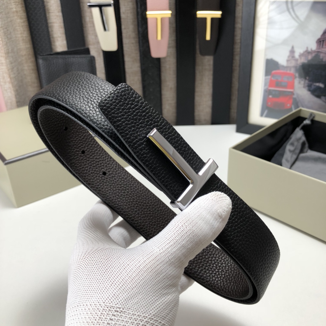 Tom Ford Leather Belt Cow Leather