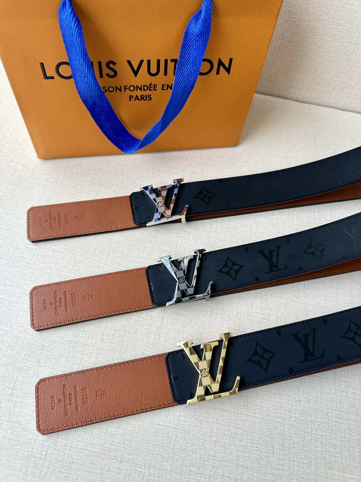 Louis Vuitton Leather Belt S-m-l
