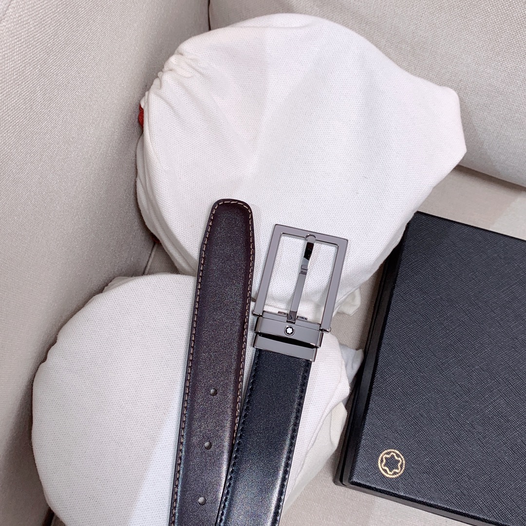 Montblanc Male Basic Belt Cow Leather M-l