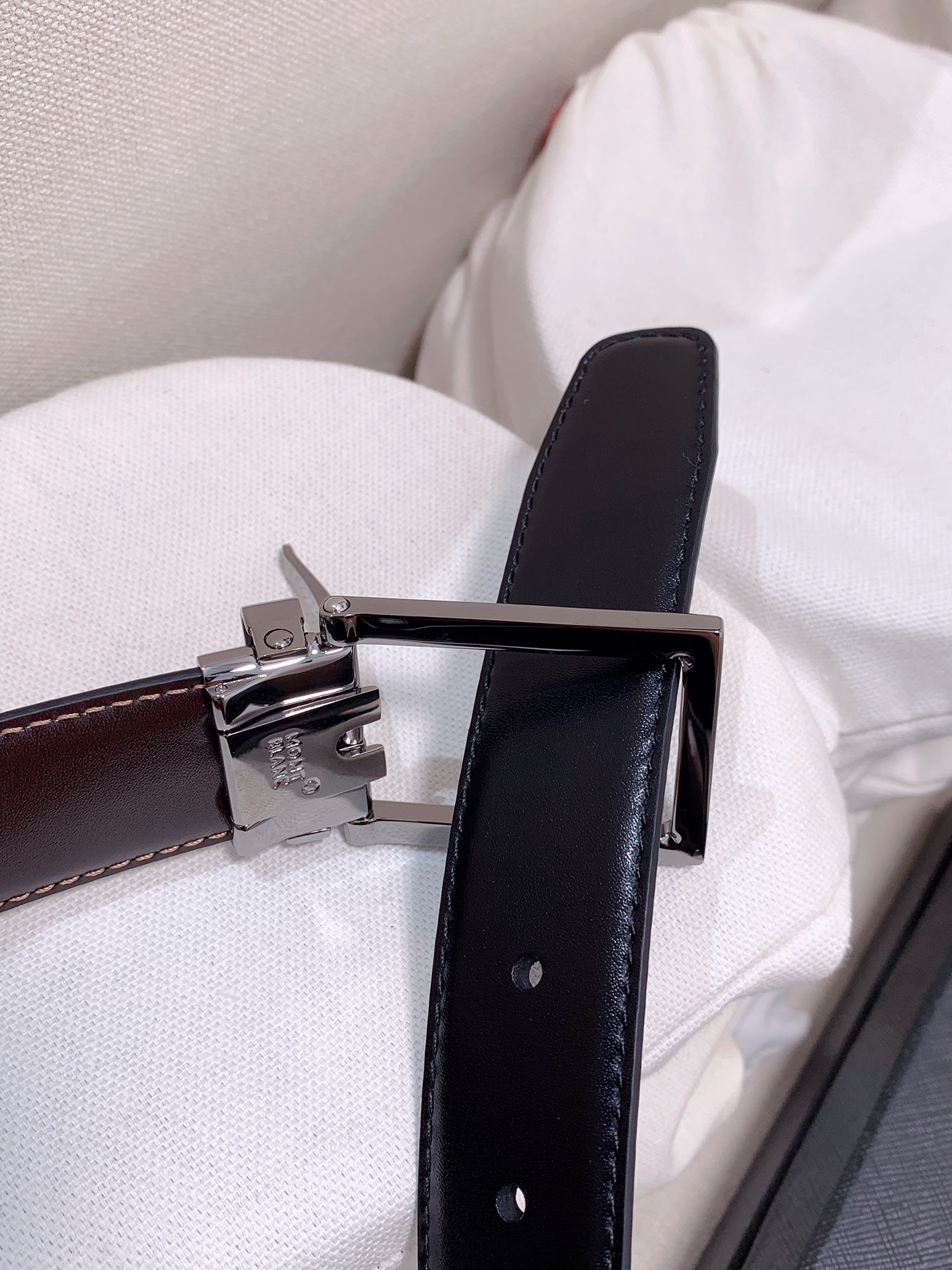 Montblanc Male Basic Belt Cow Leather M-l