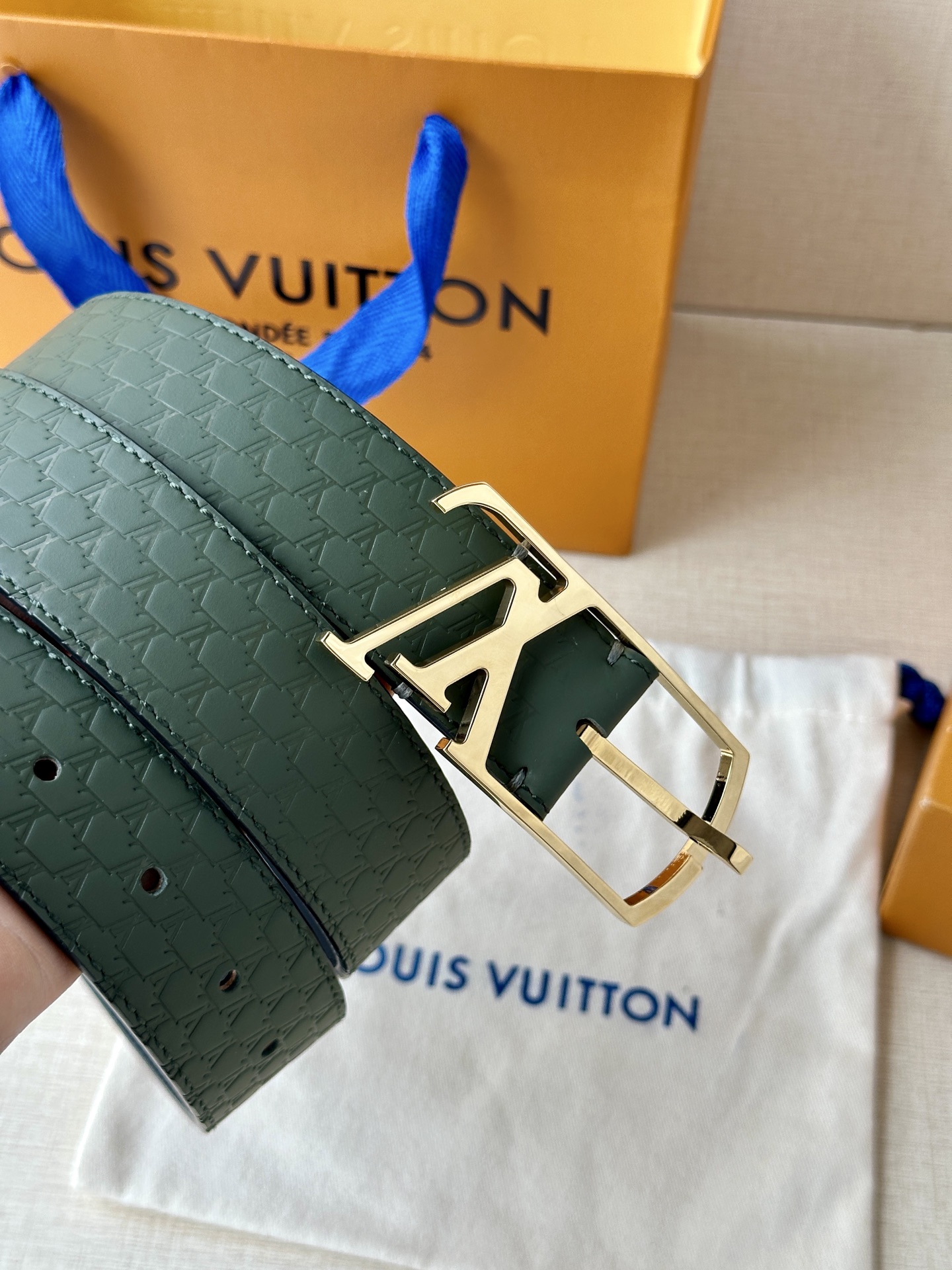 Leather Belt Silver S