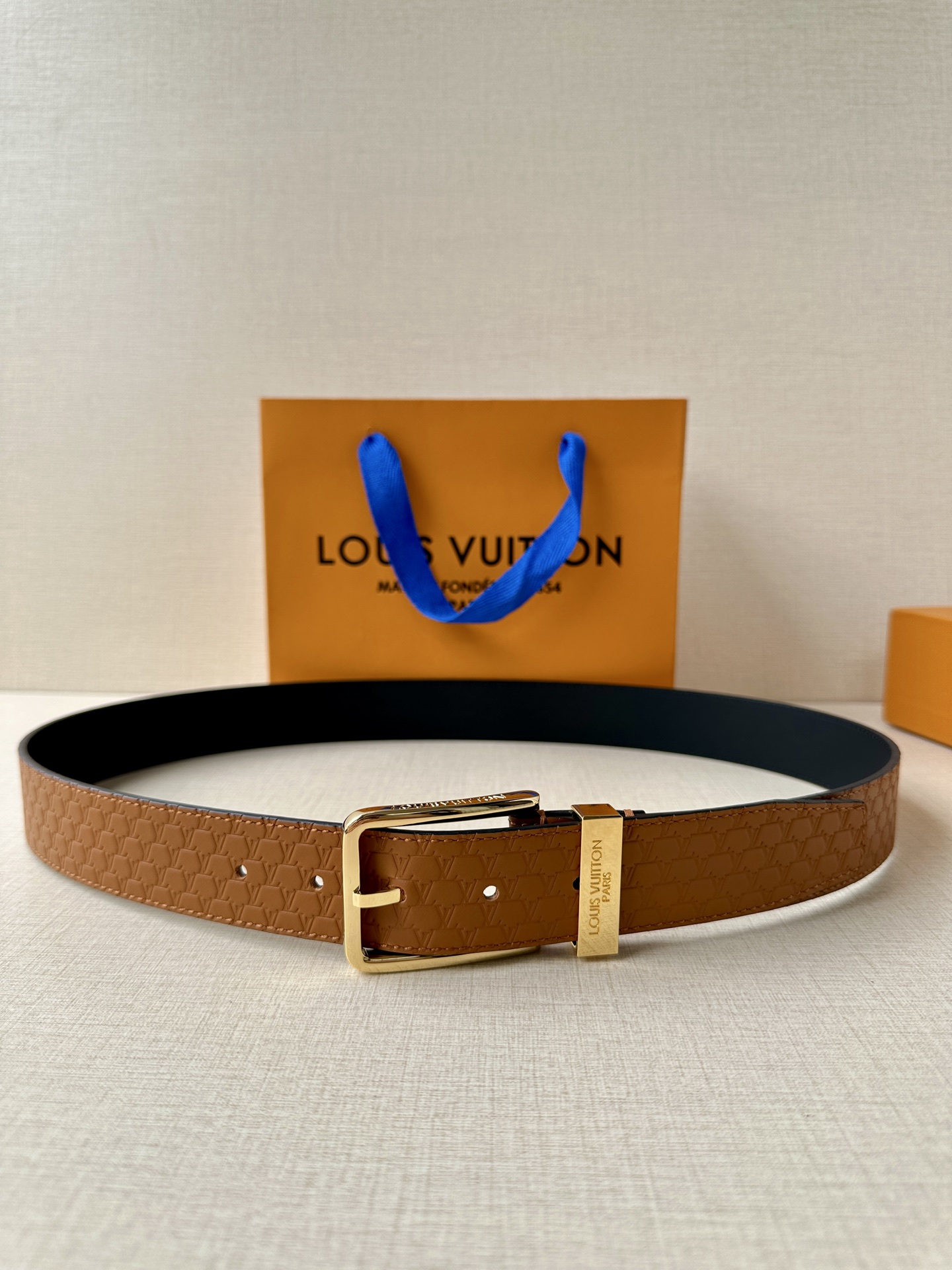 Leather Belt Silver S