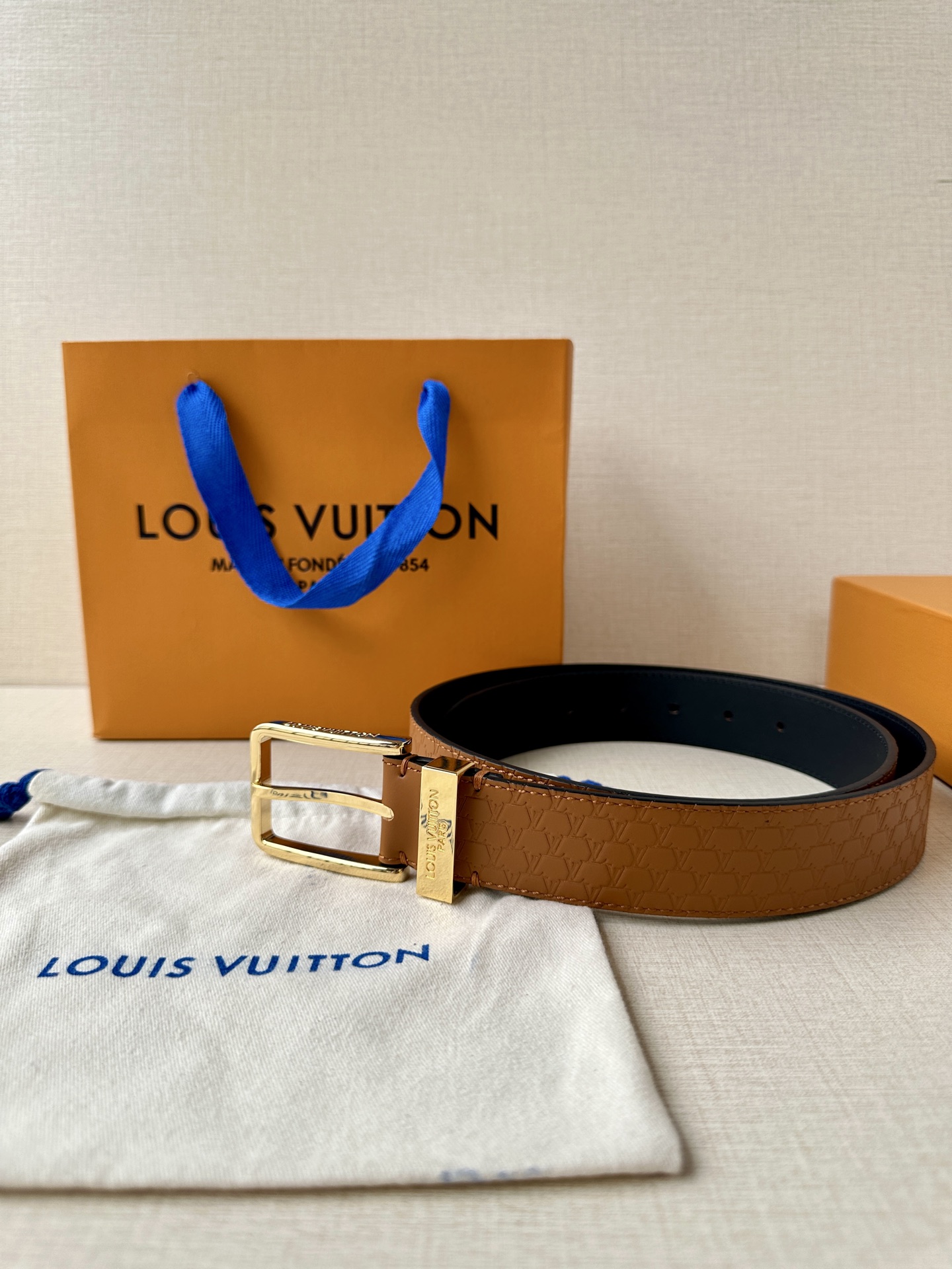 Leather Belt Silver S