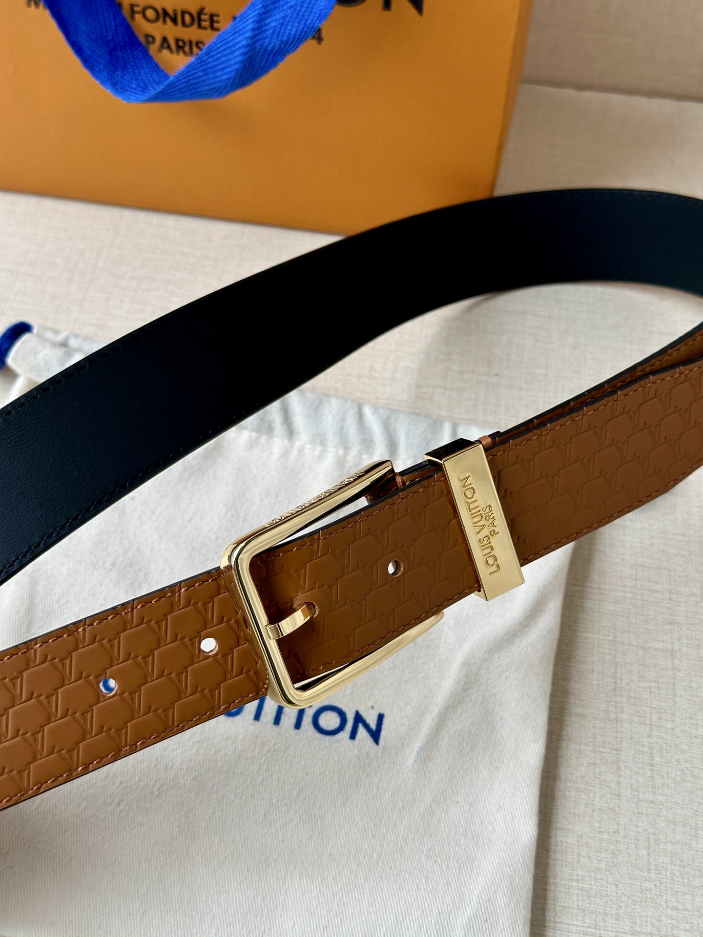 Leather Belt Silver S