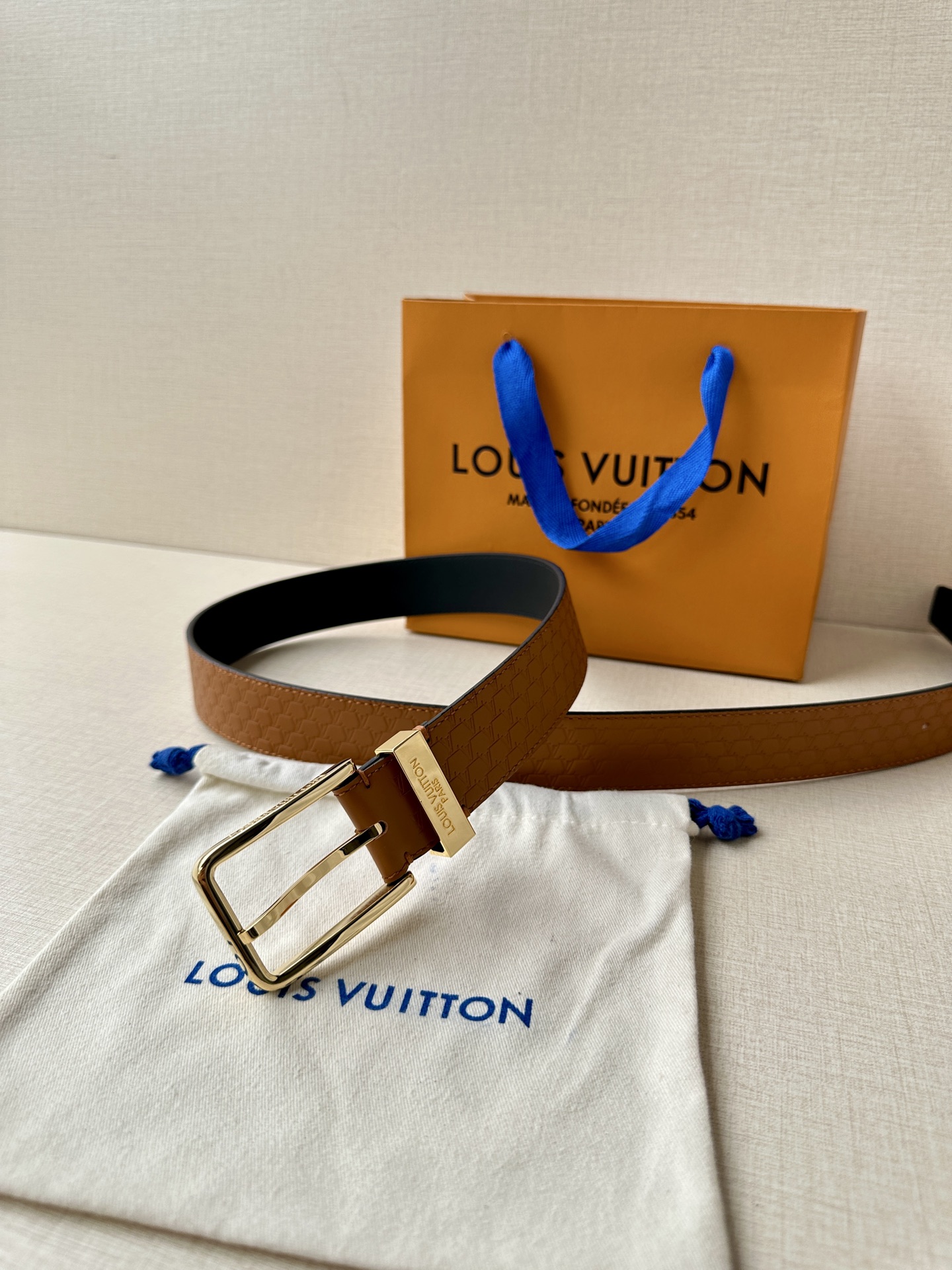 Leather Belt Silver S