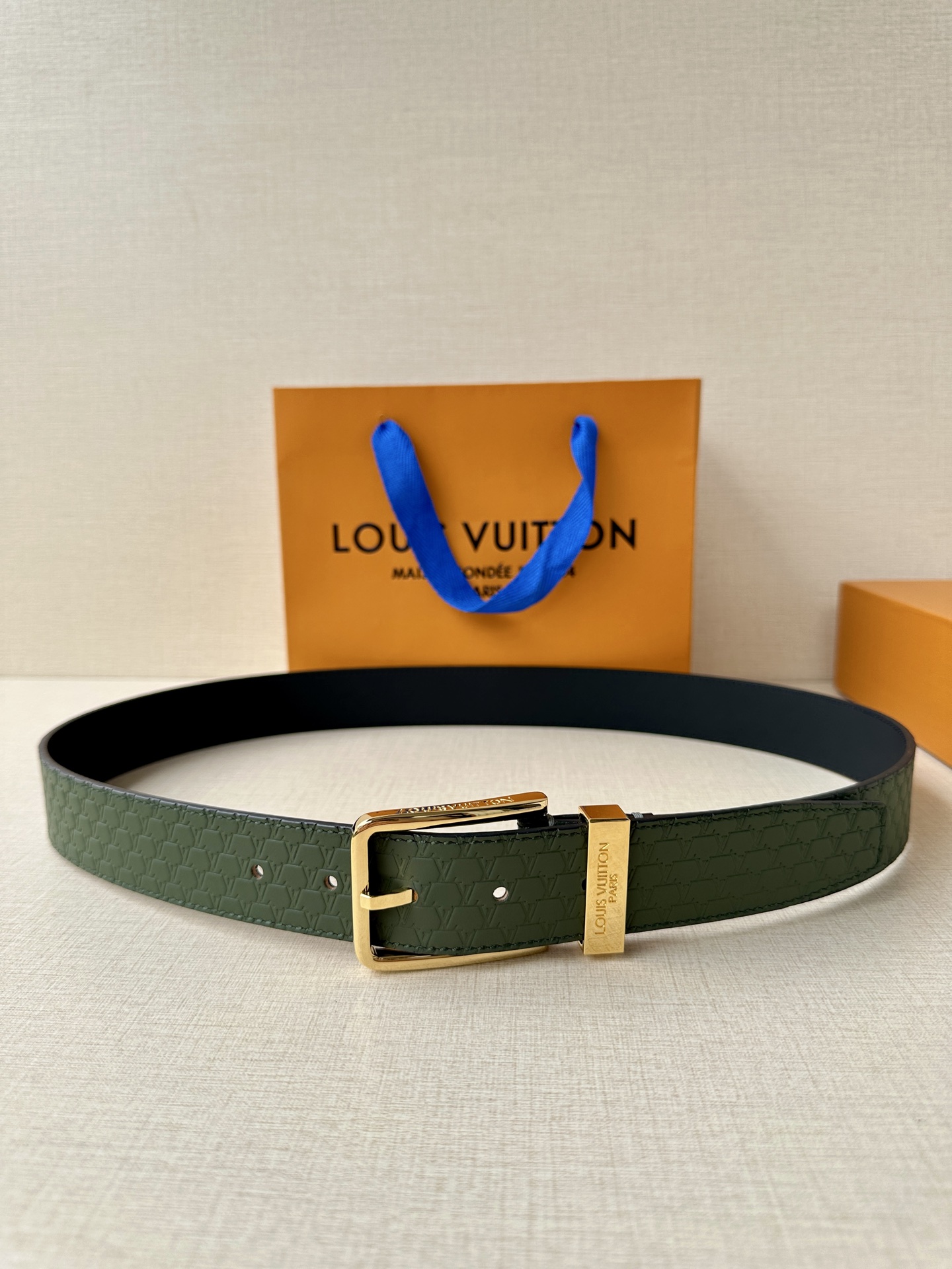 Leather Belt Silver S