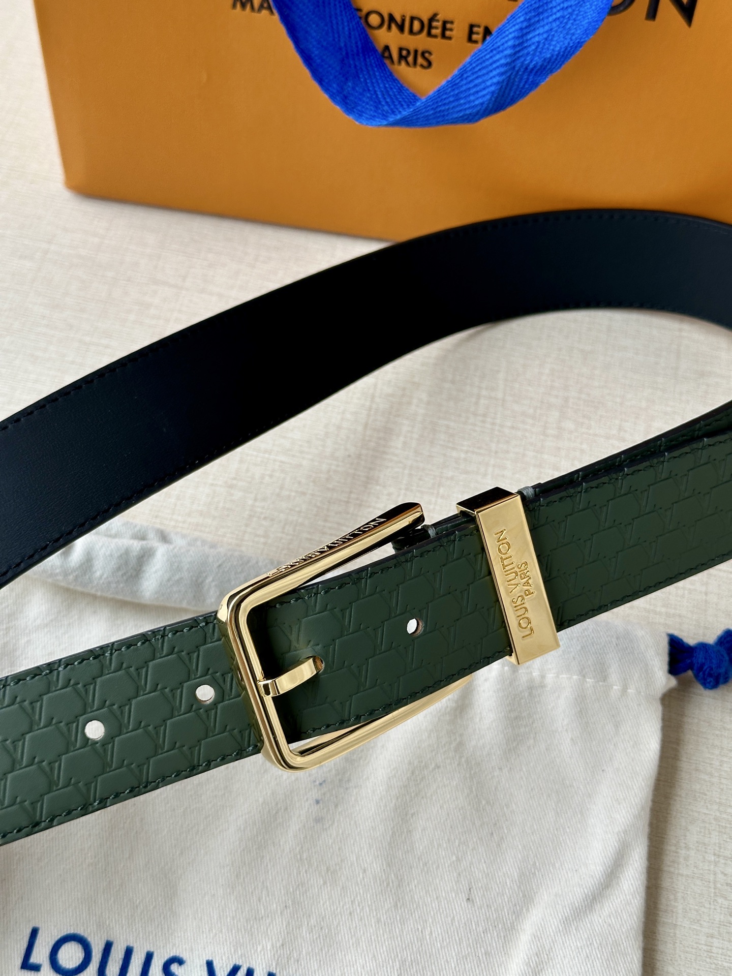 Leather Belt Silver S