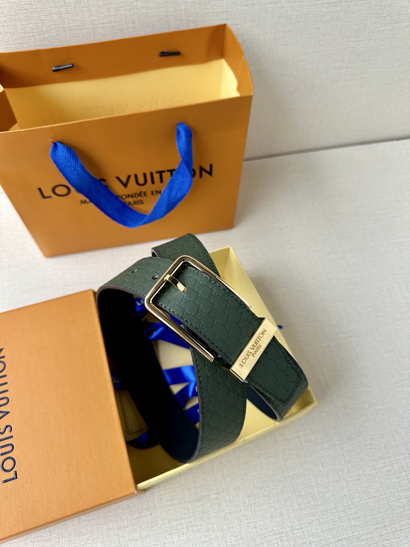 Leather Belt Silver S