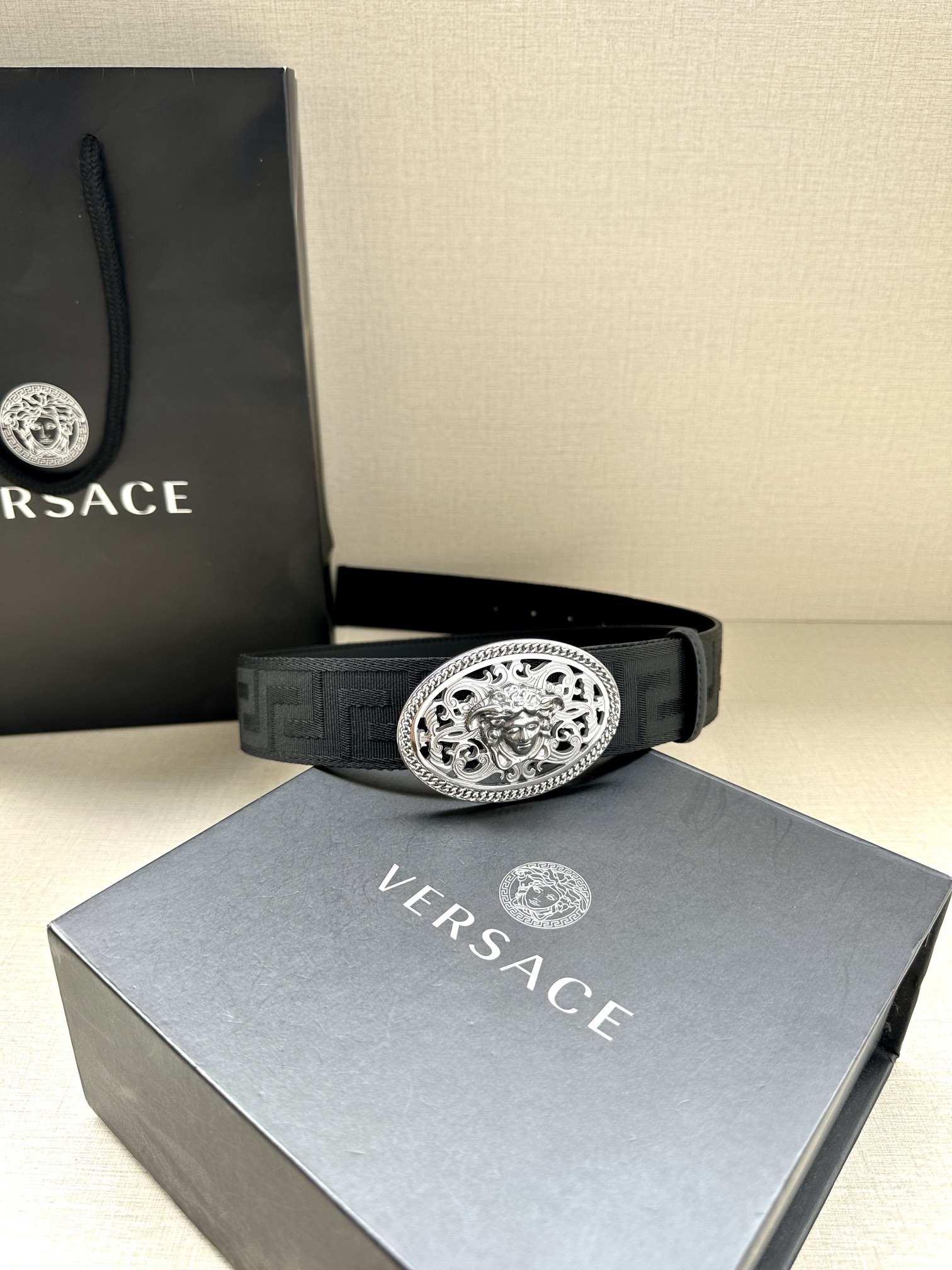 Versace Basic Belt Canvas S-m