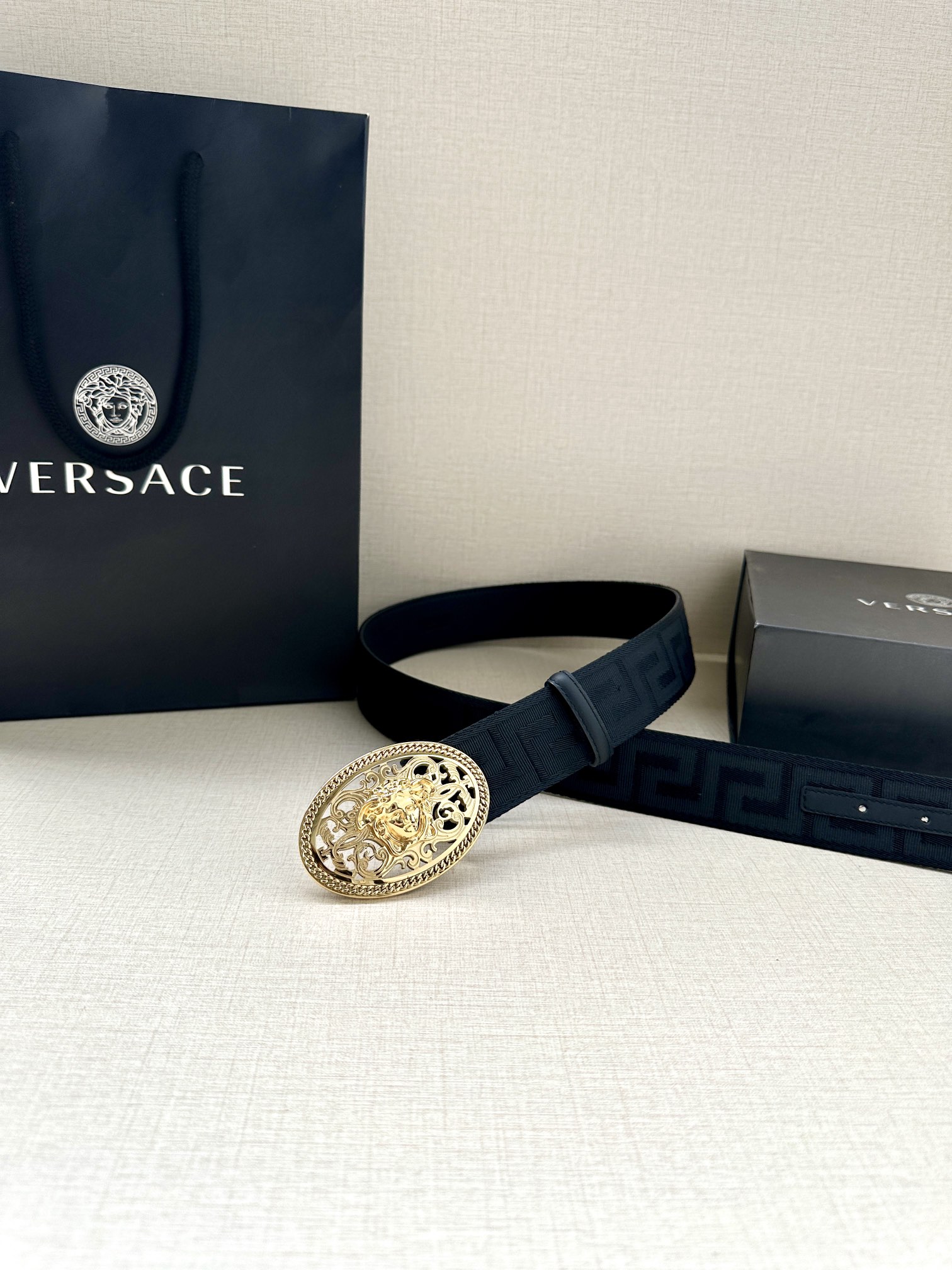 Versace Basic Belt Canvas S-m