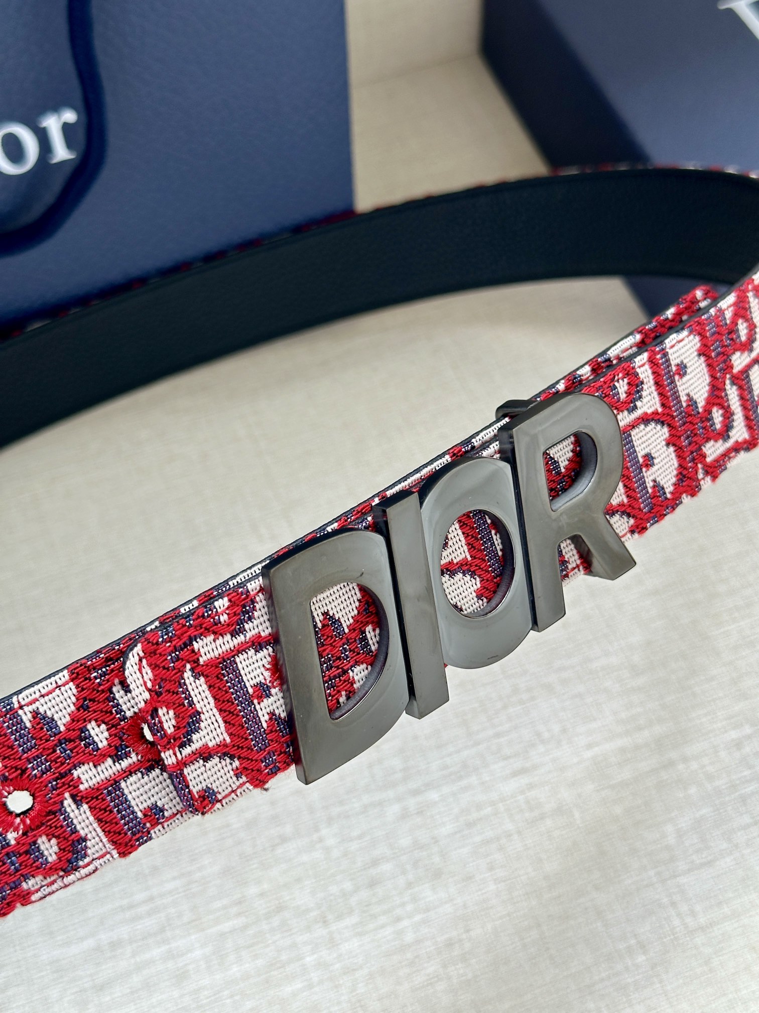 Basic Belt Cow Leather Gray M-l