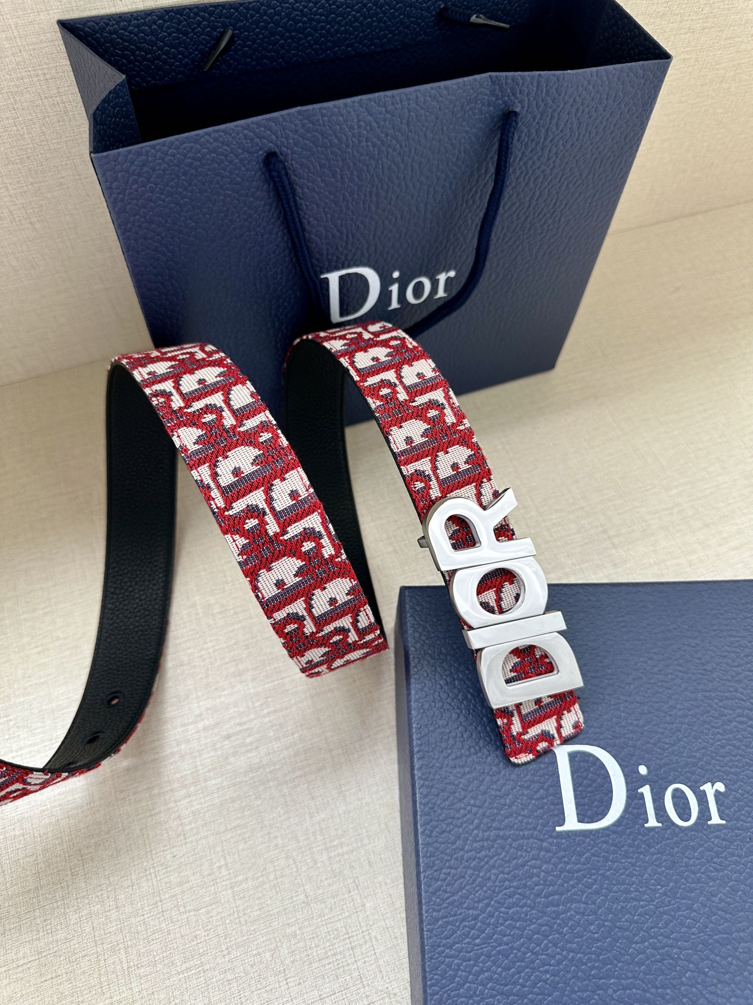 Basic Belt Cow Leather Gray M-l