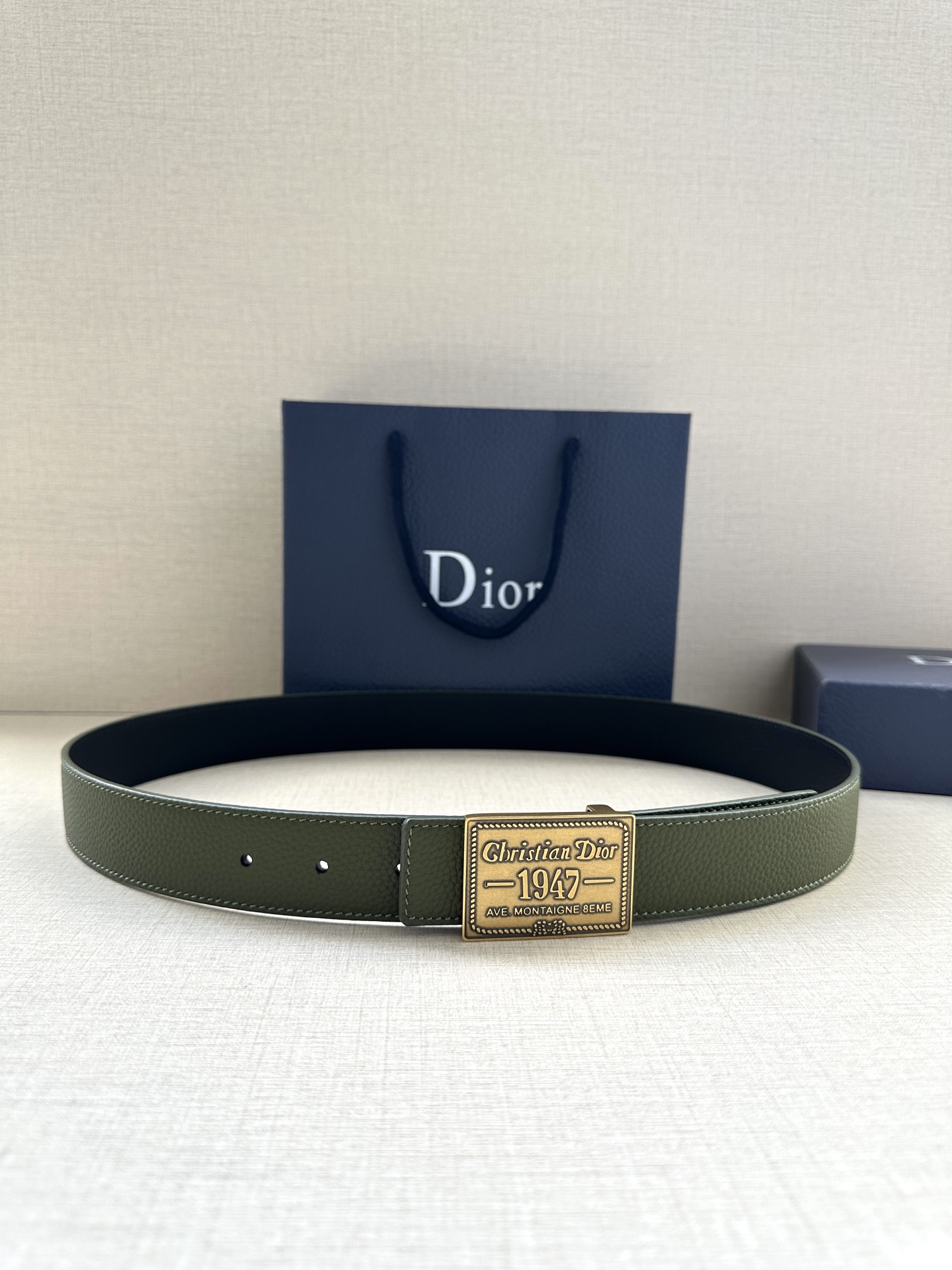 Basic Belt Cow Leather Black M