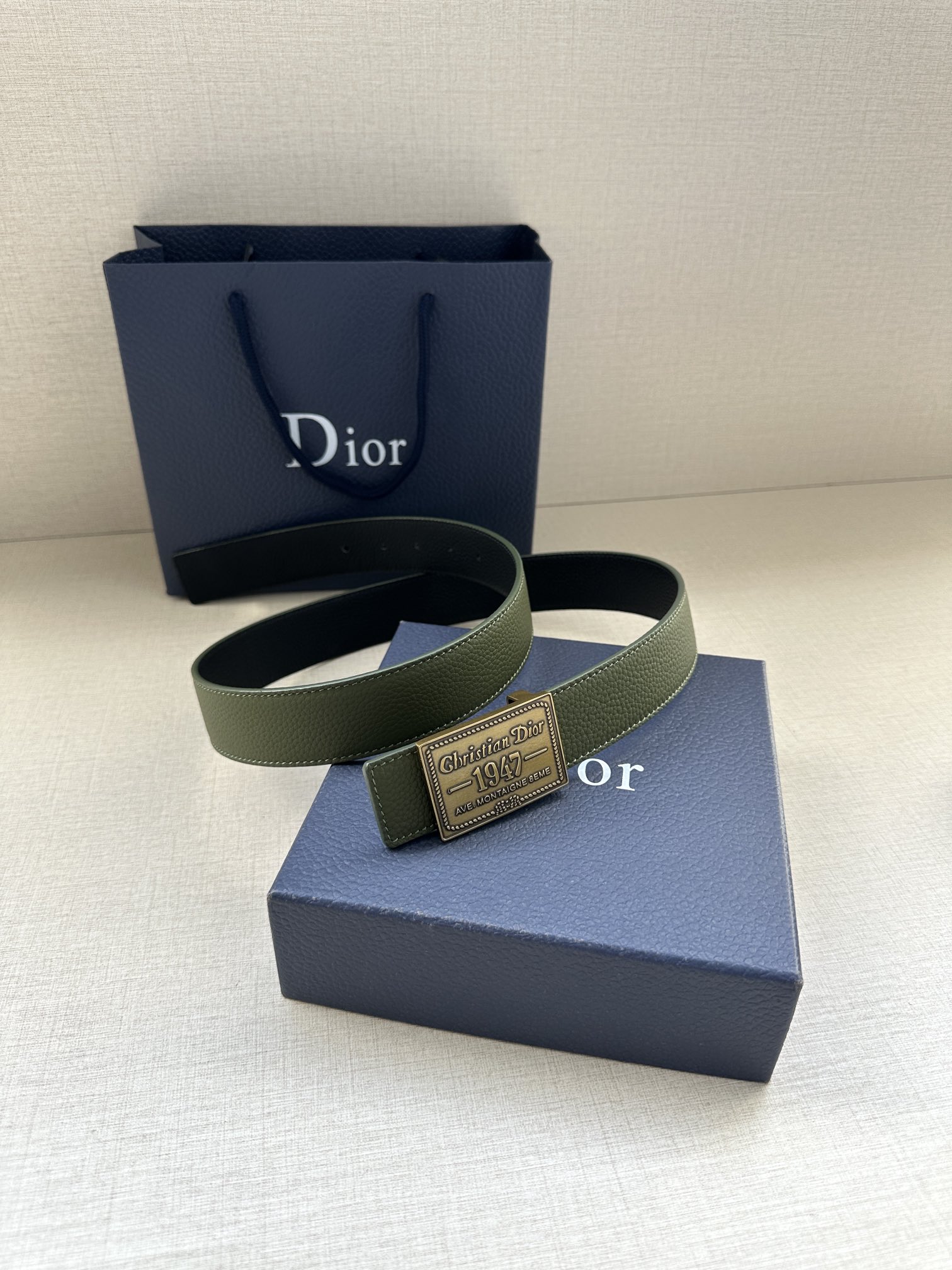 Basic Belt Cow Leather Black M