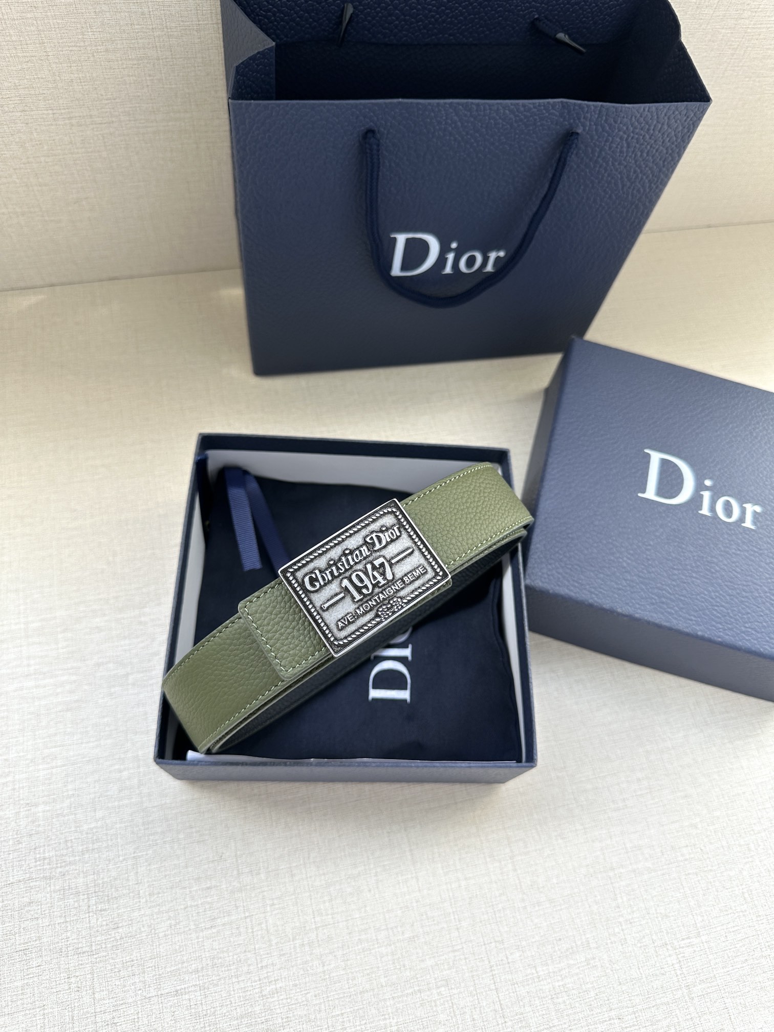 Basic Belt Cow Leather Black M