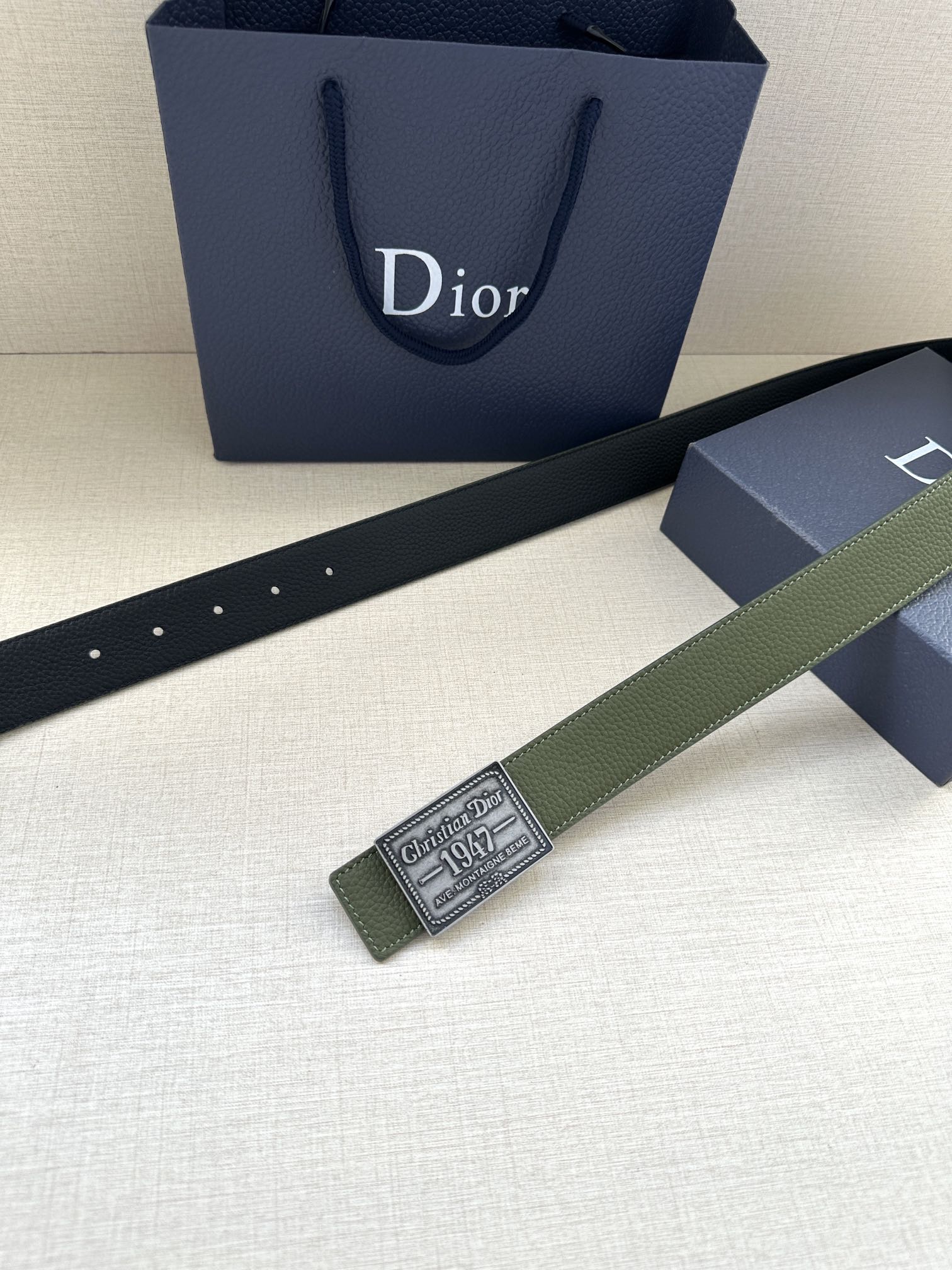 Basic Belt Cow Leather Black M