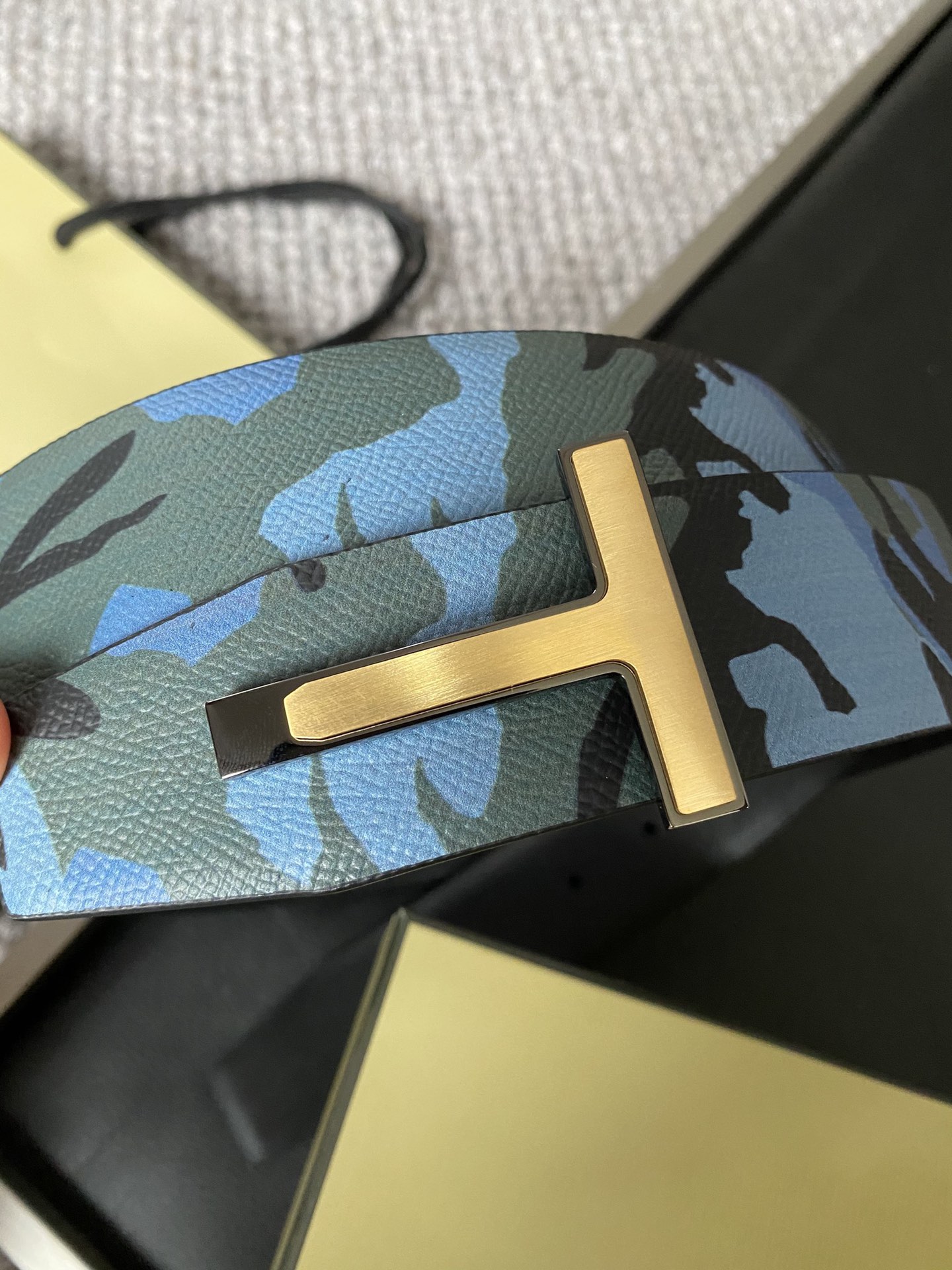 Tom Ford Male Basic Belt Cow Leather M